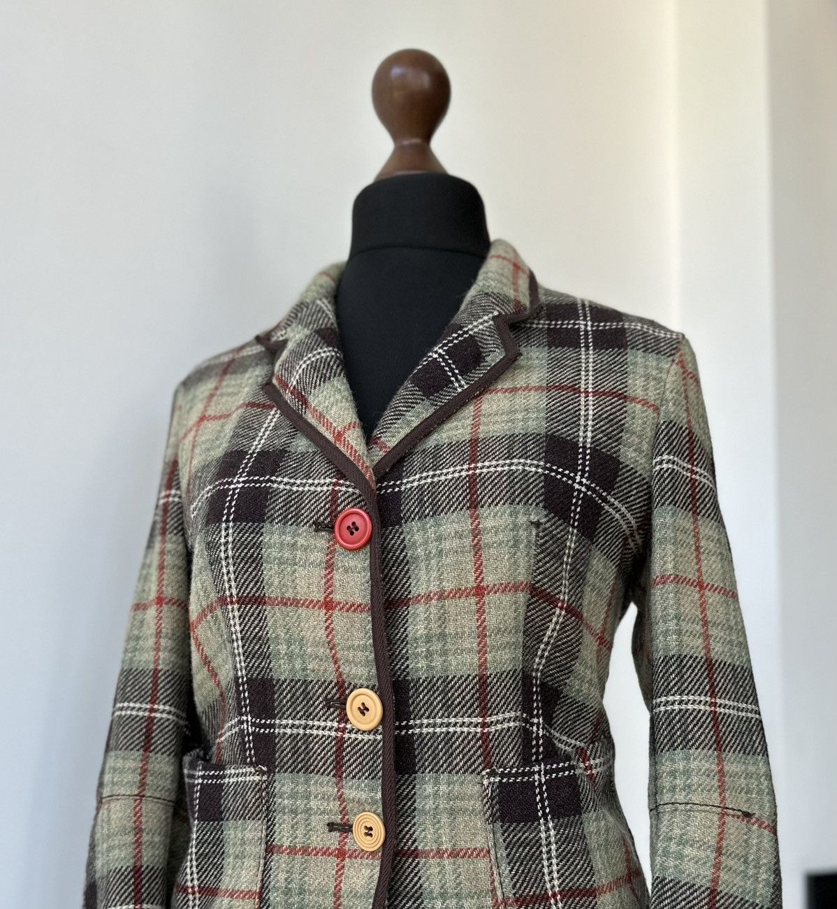 Marithe + Francois Girbaud Marithe Francois Girbaud Jacket Blazer Wool Size US 30 Size M / US 6-8 / IT 42-44 - 6 Thumbnail