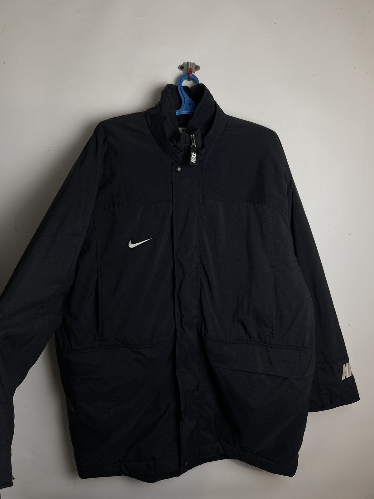 Vintage Rare 90's Vintage Nike Down Puffer Jacket Big Swoosh Logo Size US XL / EU 56 / 4 - 6 Thumbnail