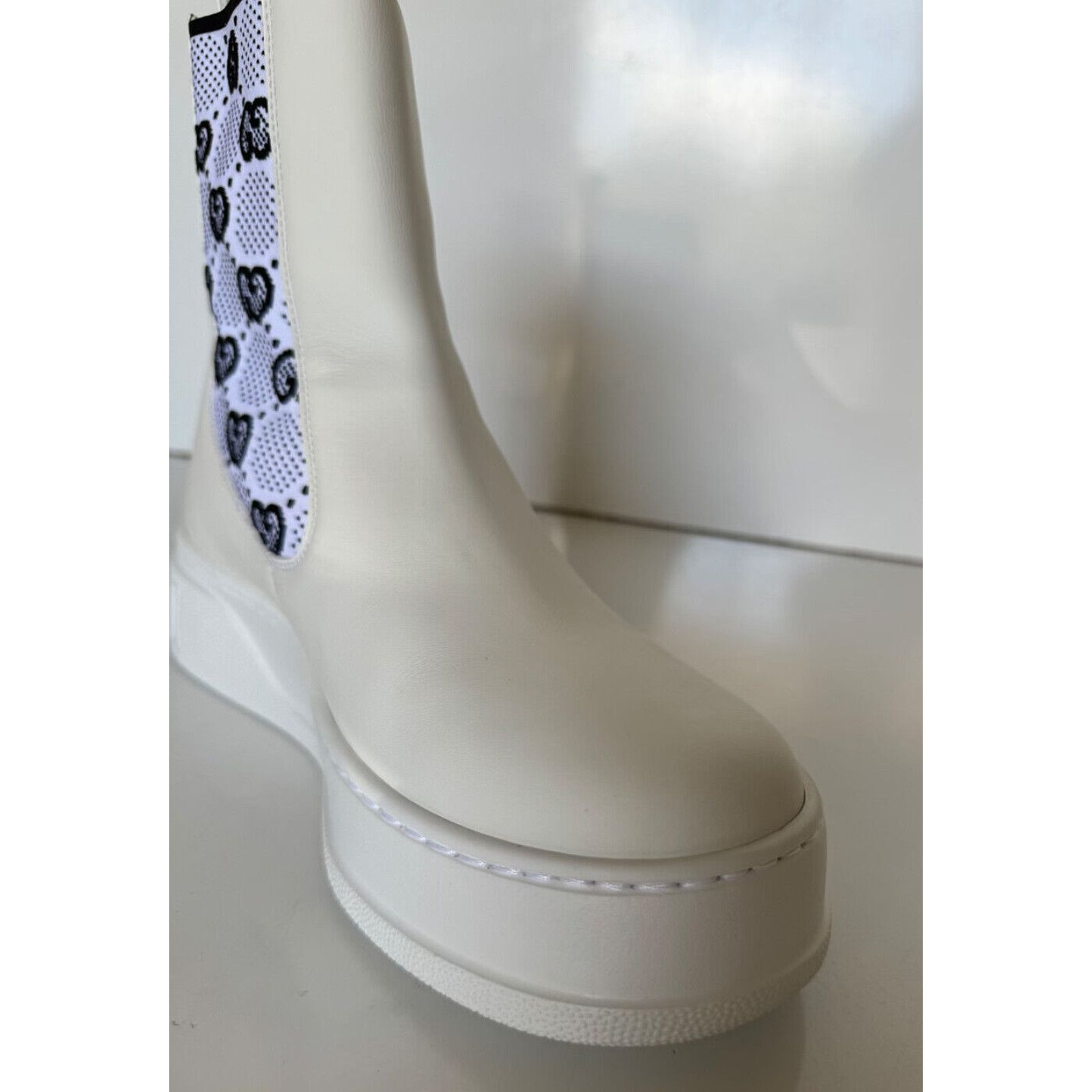Gucci Gucci GG Dali Leather White Boots 9.5 US (39.5 Euro) 718718 Size US 9.5 / IT 39.5 - 13 Thumbnail
