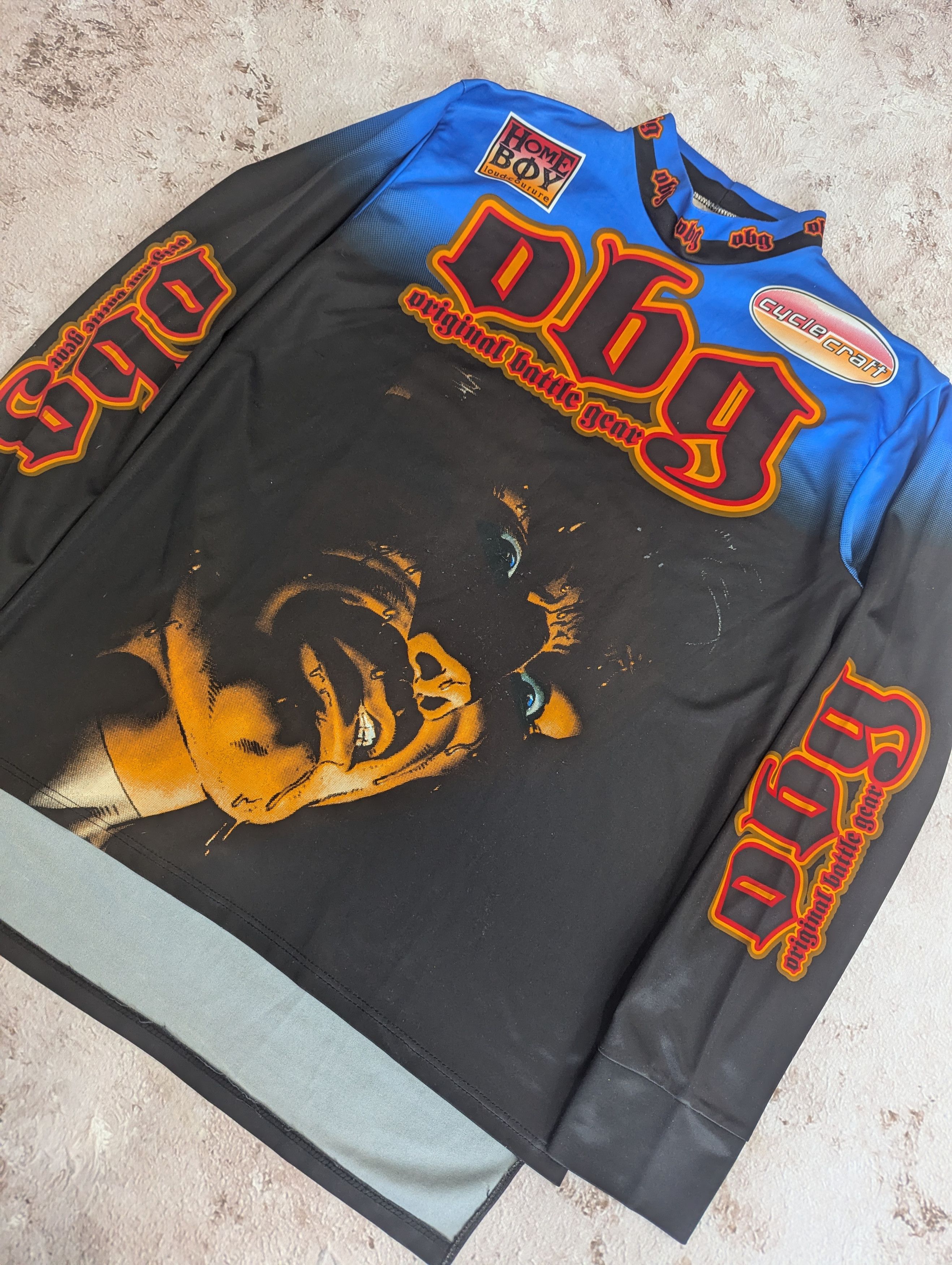 Thunderdome Battle Gear Rave Jersey Vintage 90s dirt rare Size US L / EU 52-54 / 3 - 4 Thumbnail