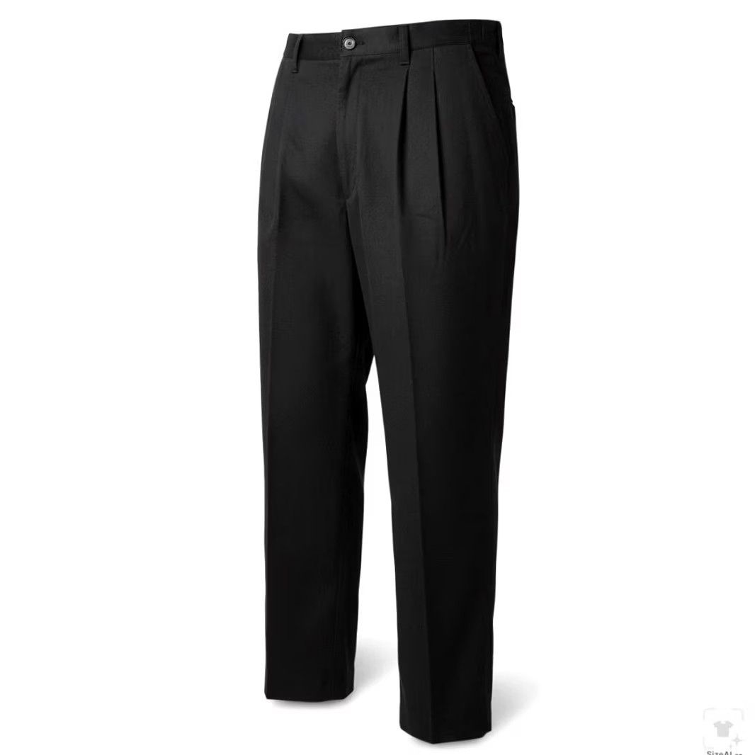Dickies Dickies Pants Mens 36x34 Black Khakis Relaxed Canvas Polyester Blend Zip Fly Pants Mens Regular 36 Black Khakis Dickies Logo Pocket Belted Zip Fly USA Size US 36 / EU 52 - 2 Thumbnail