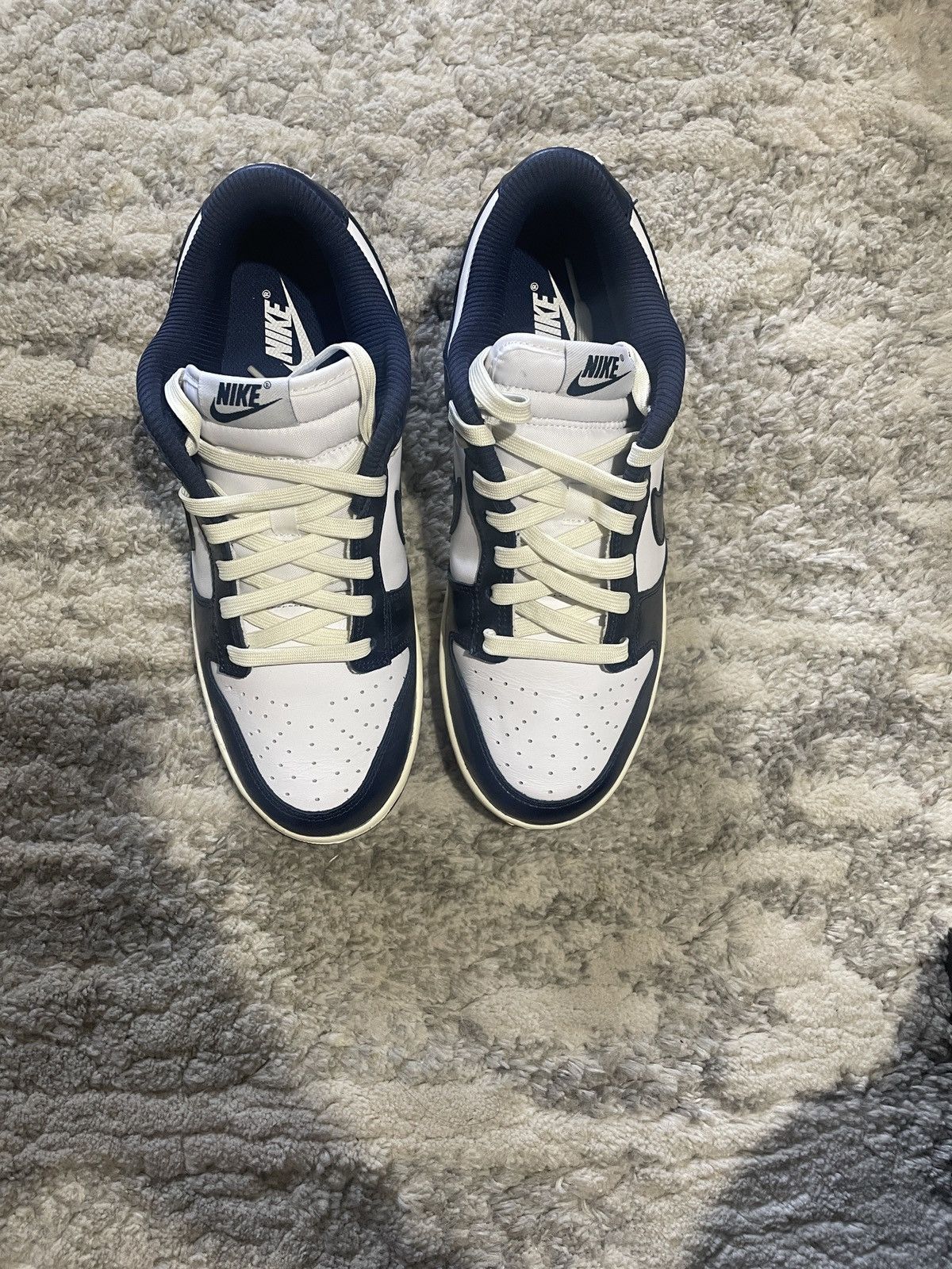 Nike × Vintage Nike Dunk Low PRM (Vintage Navy) Size US 10 / IT 40 - 3 Thumbnail