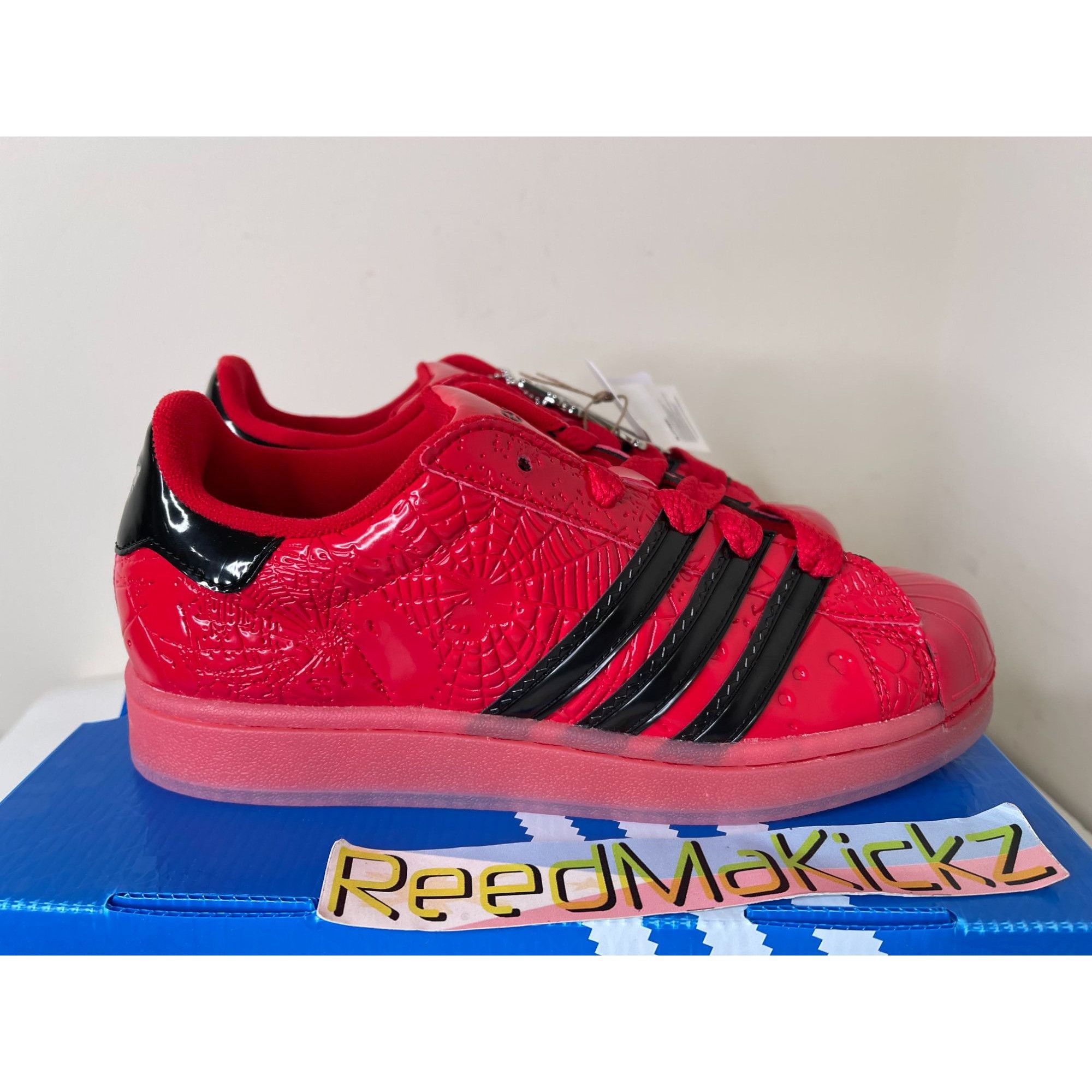 Adidas Adidas Superstar SP5DER Red Black MENS 5US Size US 5 / EU 37 - 2 Thumbnail