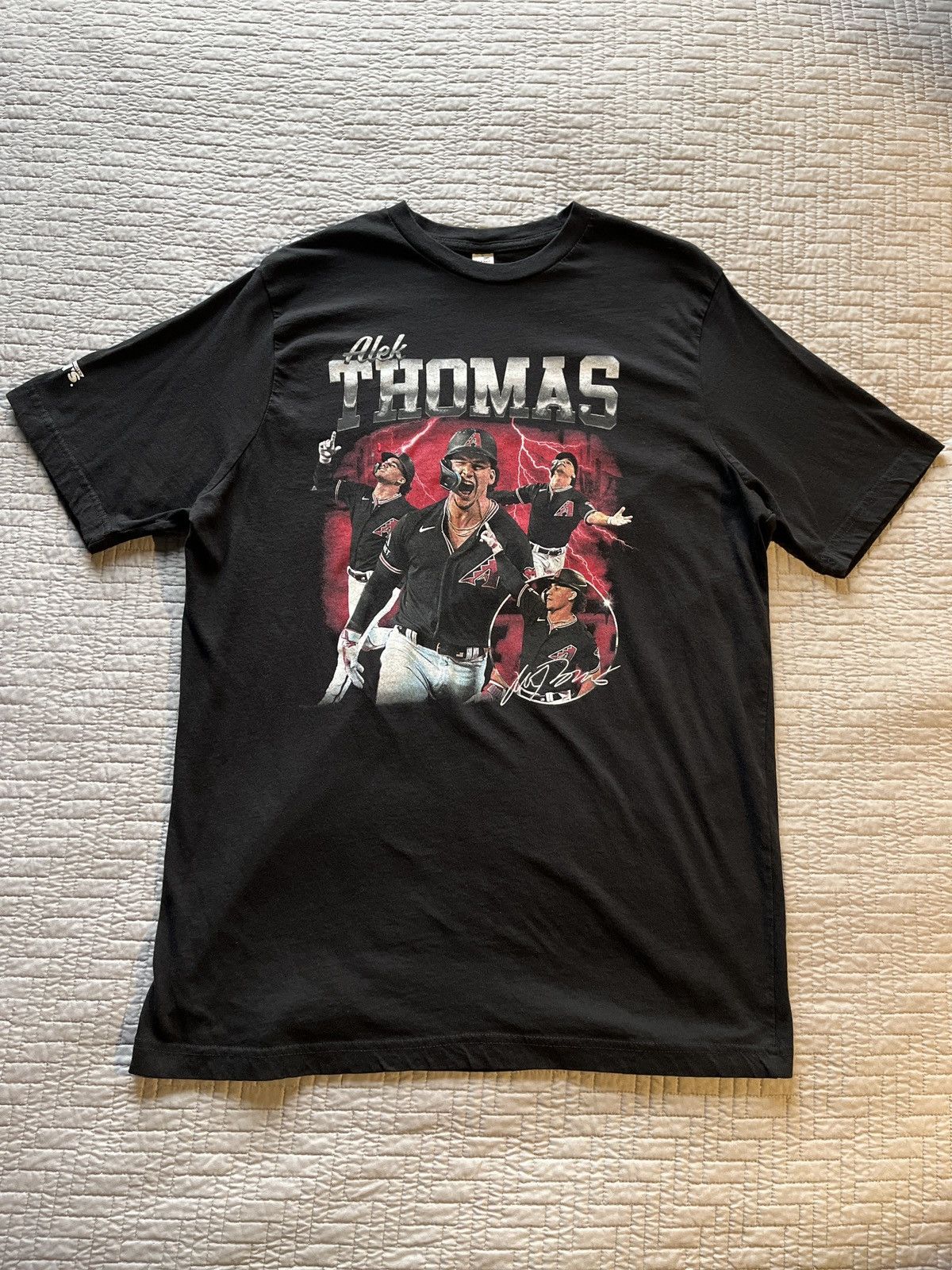 L7 Real Hip Arizona Diamondbacks Alek Thomas NLCS Game T Shirt SGA XL Size US XL / EU 56 / 4 - 1 Thumbnail