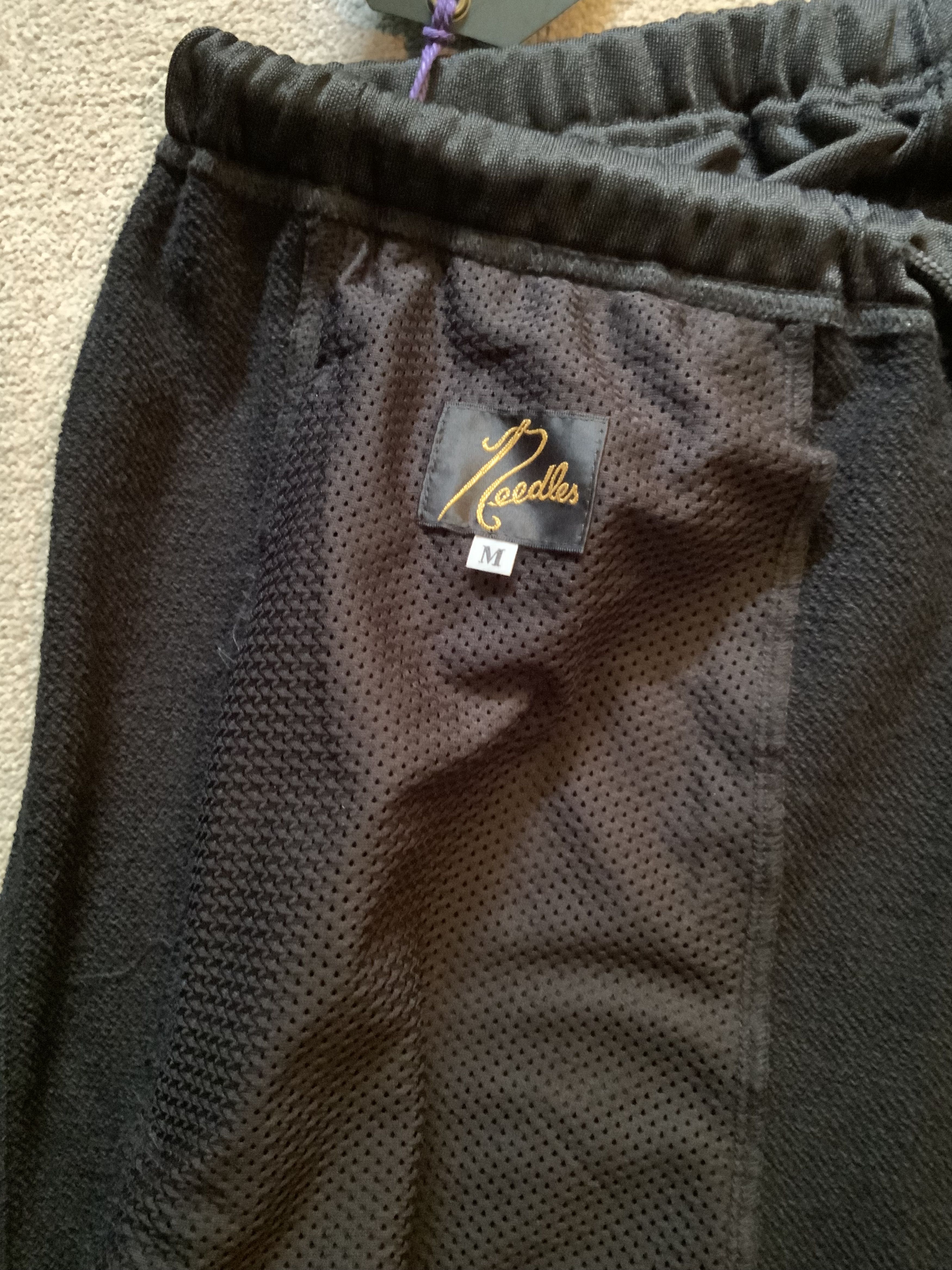 Needles Medium Needles black zip lounge pants joggers trousers Size US 31 - 9 Thumbnail