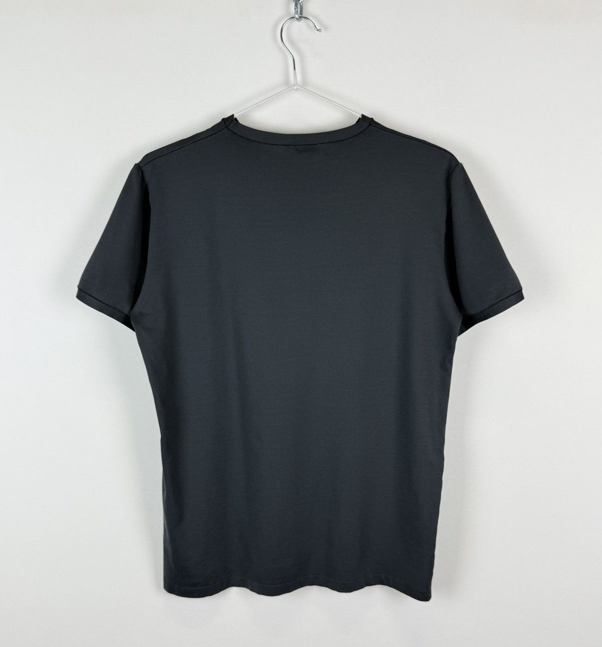 Prada Prada Milano V-neck Short Sleeve T-shirt Women’s Size L Gray Size L / US 10 / IT 46 - 7 Thumbnail