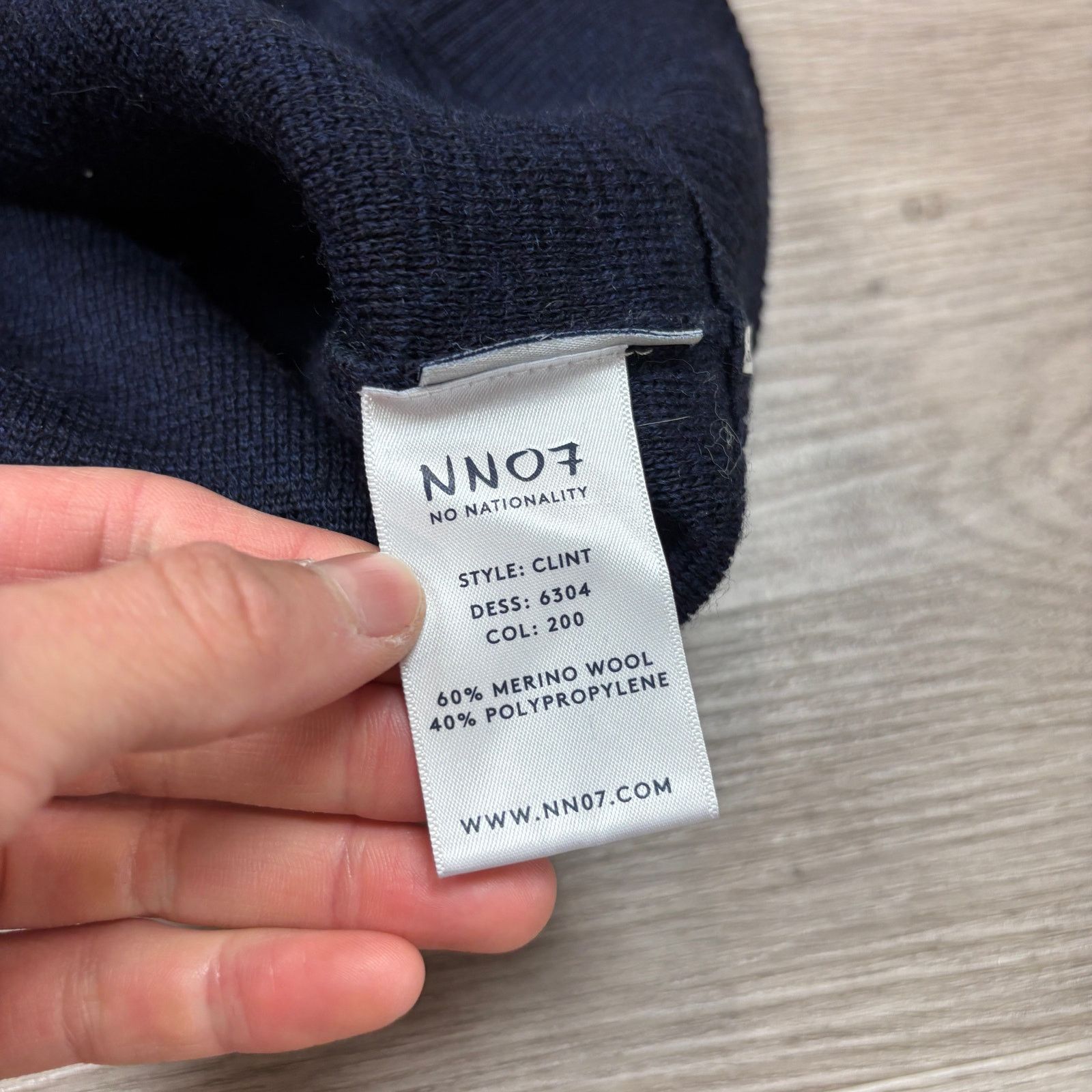 NN07 No Nationality NN07 Clint Wool Zip Cardigan Sweater Men's L Size US L / EU 52-54 / 3 - 7 Thumbnail