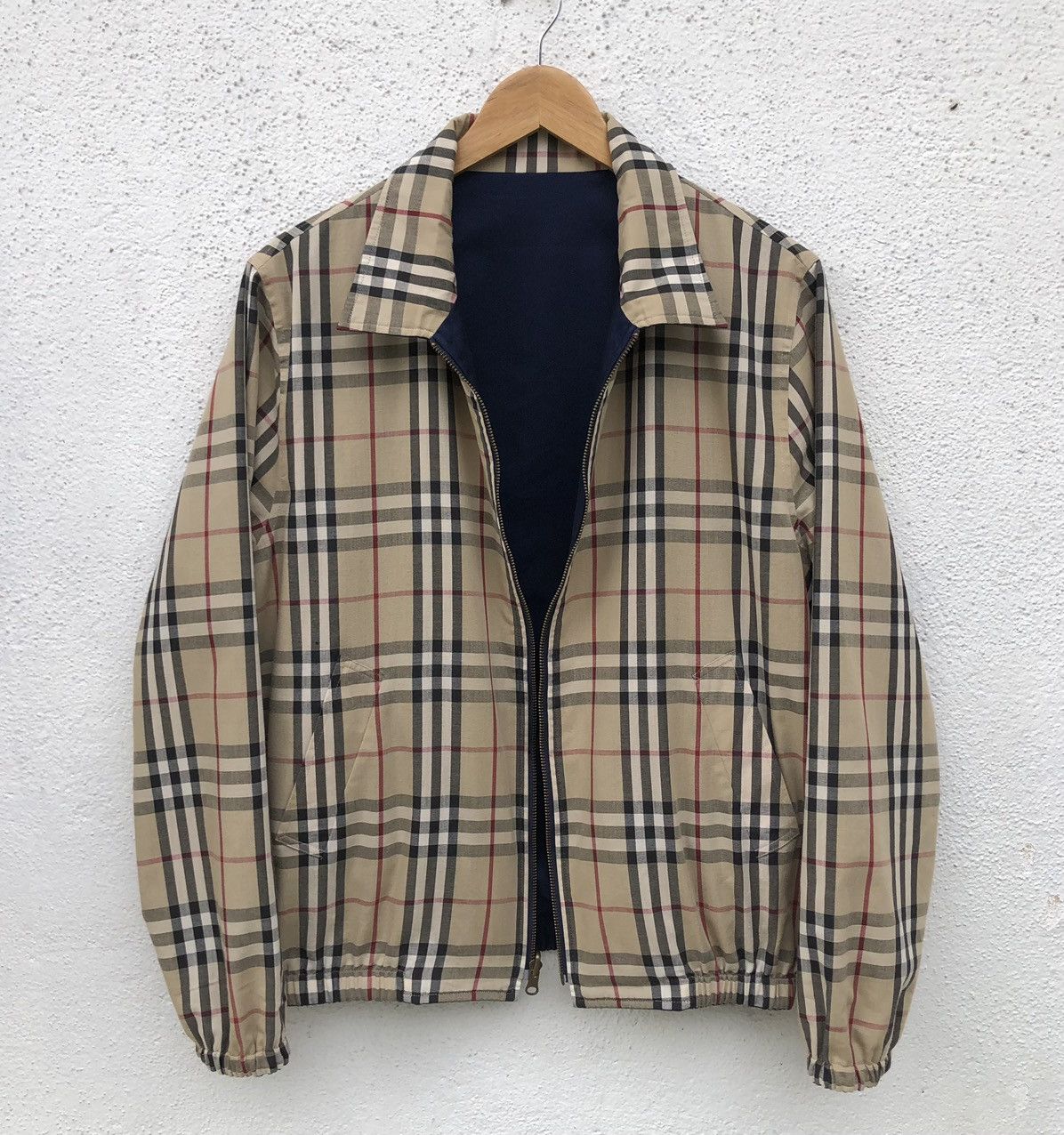 Burberry Vintage Burberrys Checked Reversible Bomber Jacket Size US M / EU 48-50 / 2 - 3 Thumbnail