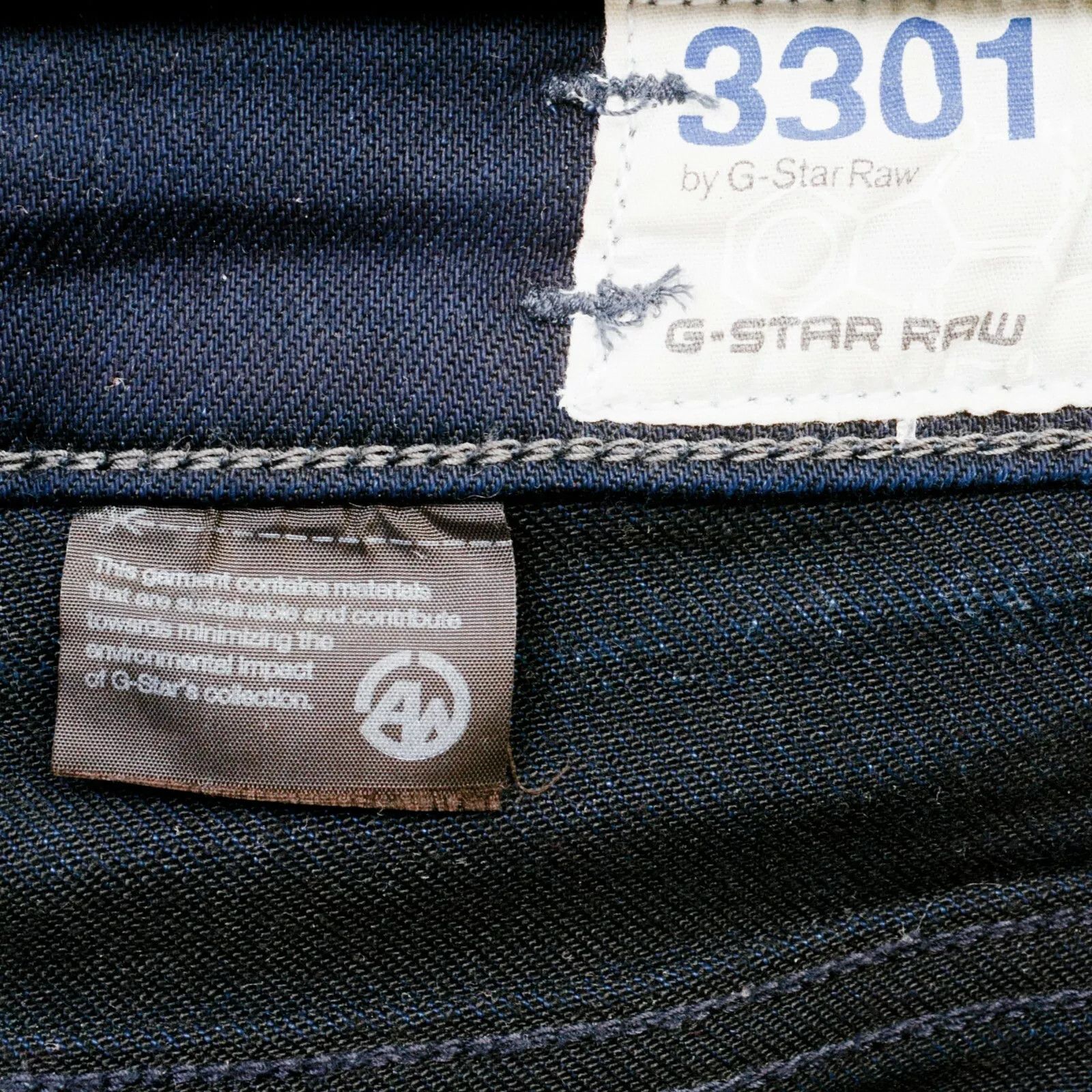 G-Star Raw 3301 Contour Skinny Women W29 L32 Jeans Trousers Stretch Size 29" - 3 Thumbnail