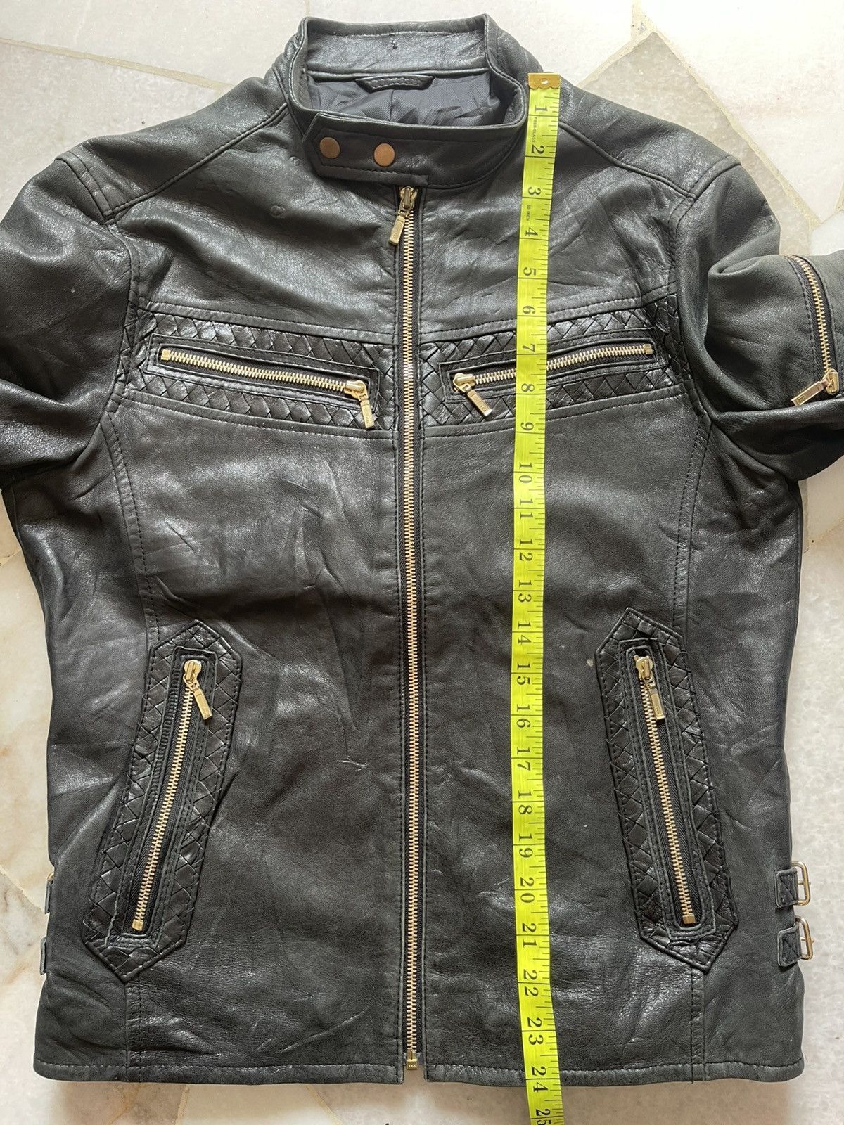 If Six Was Nine 90s Abahouse Ifsixwasnine Leather Rider Jacket 97 Size US S / EU 44-46 / 1 - 16 Thumbnail