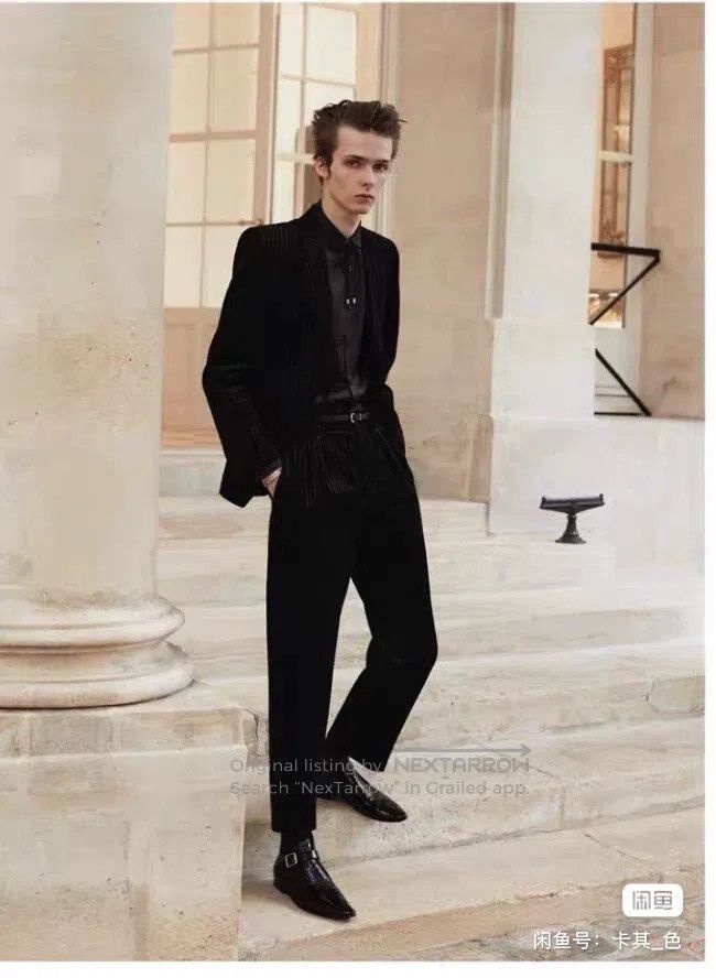 Saint Laurent Paris Saint Laurent Paris Velvet Trousers Size US 32 / EU 48 - 2 Thumbnail