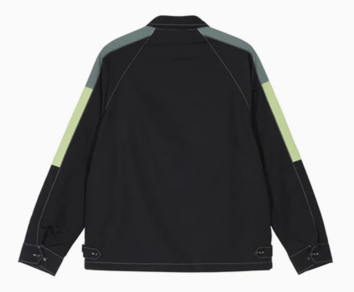 Stussy Stussy Panel Zip Jacket Panel Contrast Stitch Black Size L Size US L / EU 52-54 / 3 - 8 Thumbnail