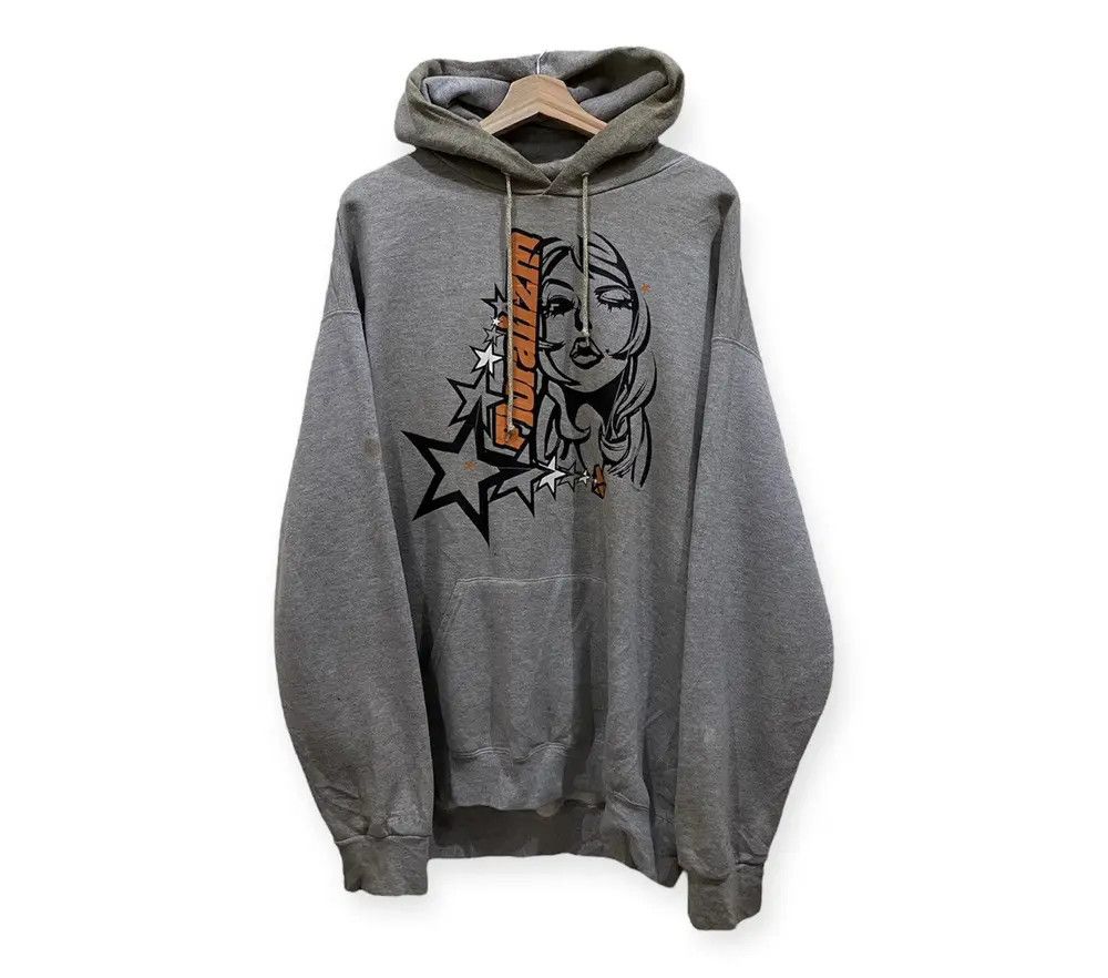 Floral Water Big Logo Pullover Hoodies