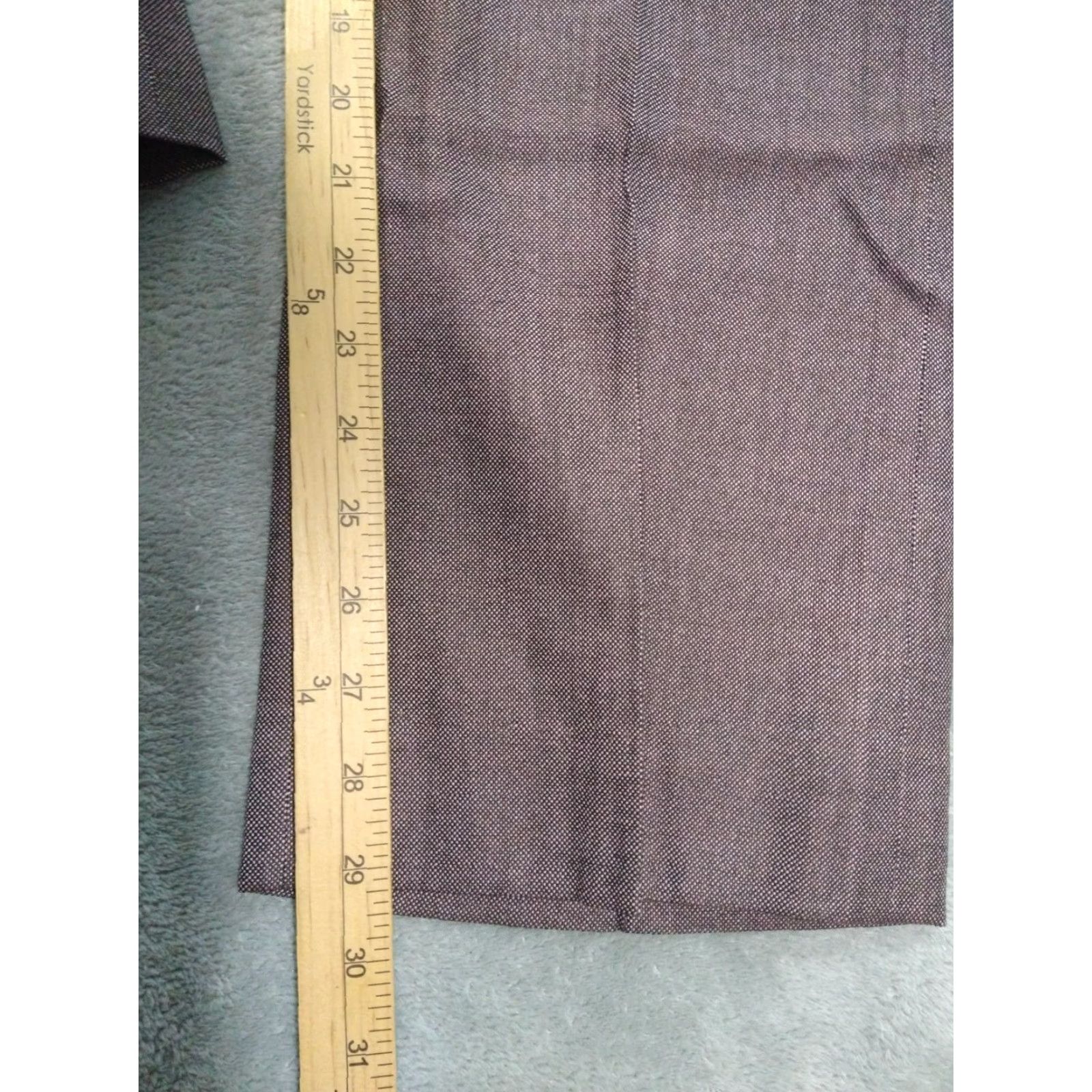 Hugo Boss Hugo Boss Pants Womens 2 Purple Wool Blend Trousers Straight Leg Career Pants Size 26" / US 2 / IT 38 - 5 Thumbnail