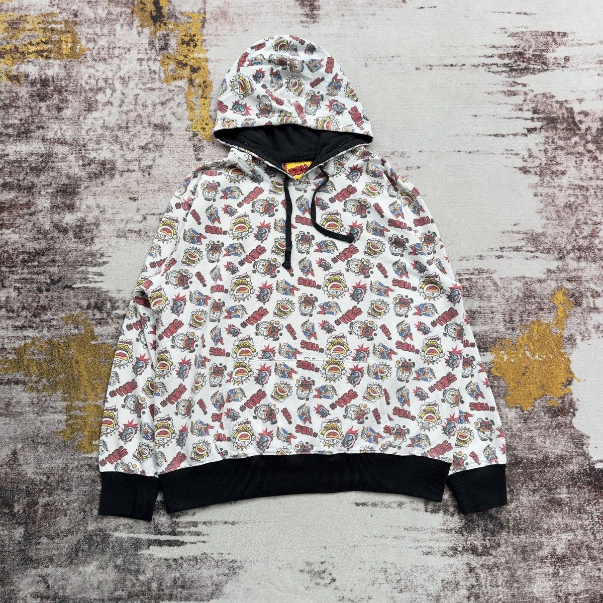 Anime VINTAGE DORAEMON JAPANESE MANGA SERIES HOODIE FULLPRINT Size US XL / EU 56 / 4 - 2 Thumbnail