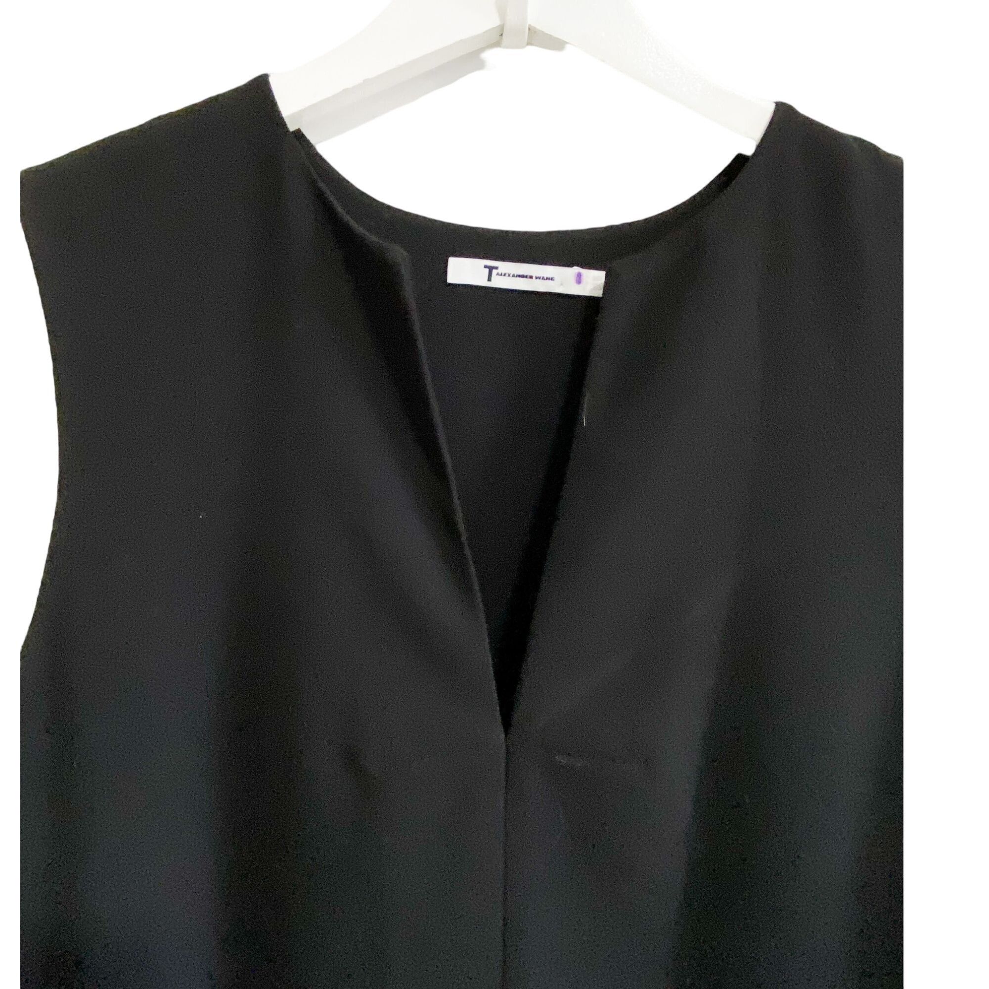 T by Alexander Wang T Alexander Wang Drop-waist Handkerchief Hem Dress, Size 4 Size S / US 4 / IT 40 - 8 Thumbnail