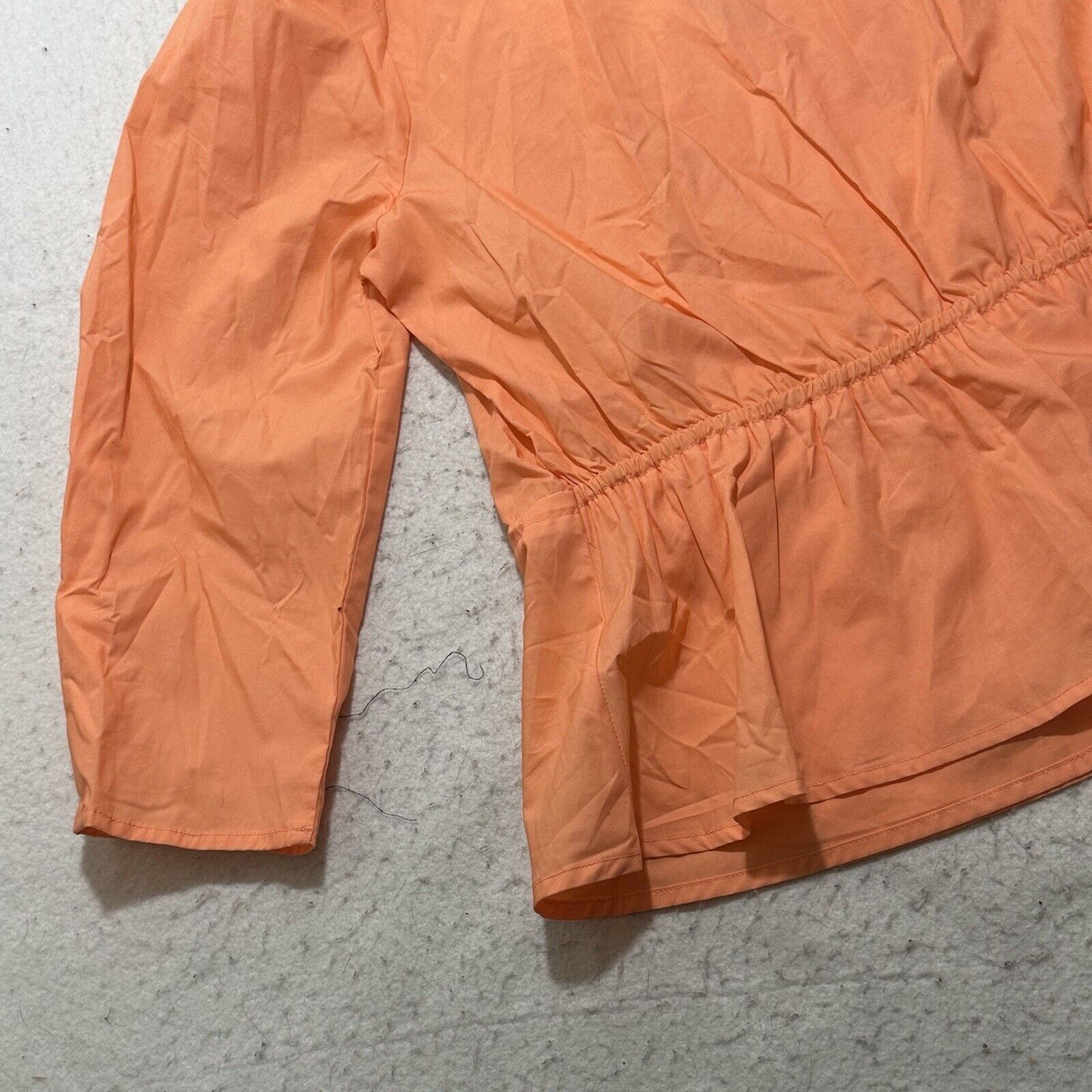 Other A New Day XS Tie Front Wrap Blouse 3/4 Sleeve VNeck Top Size XS / US 0-2 / IT 36-38 - 15 Thumbnail