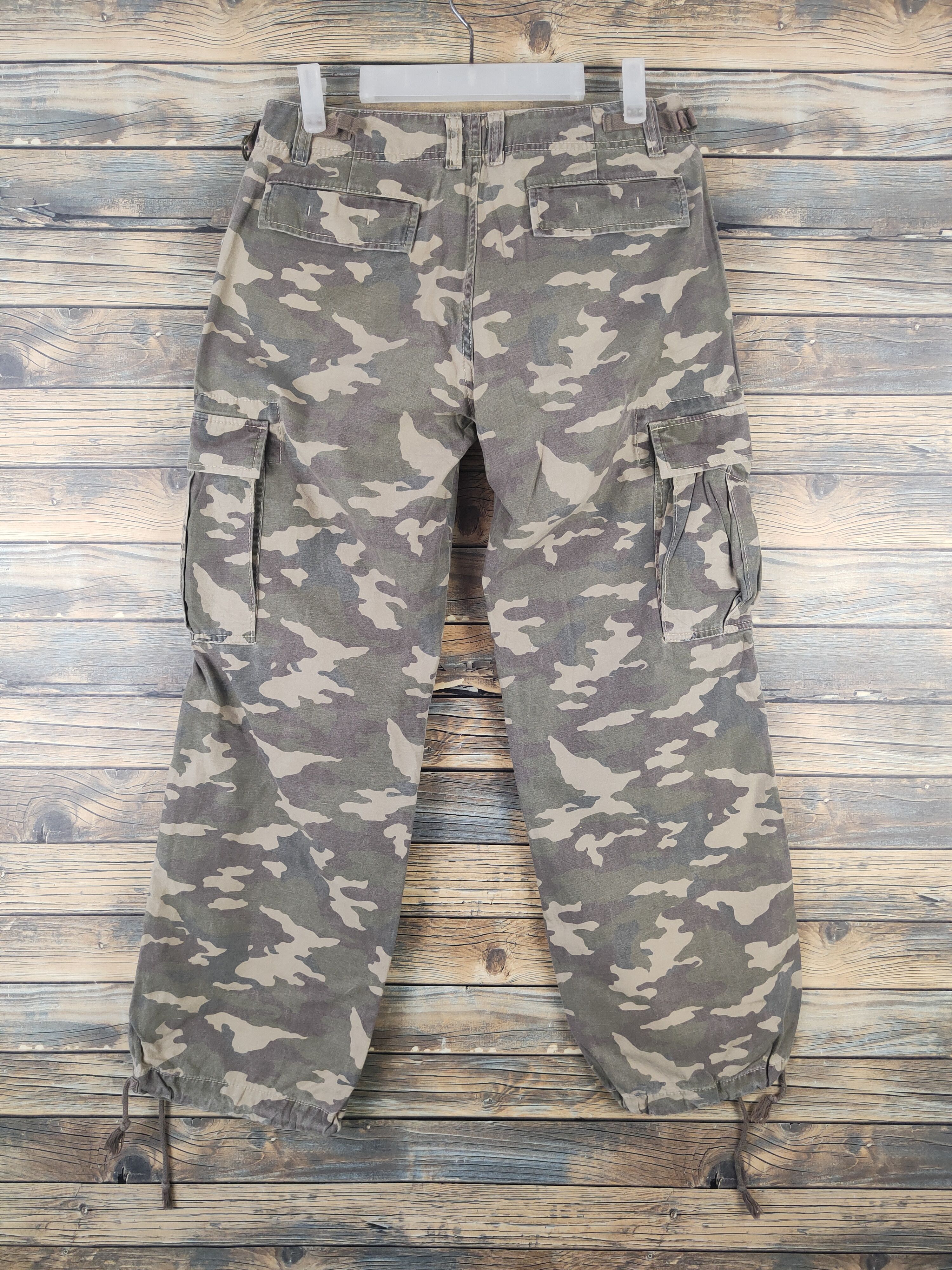 Japanese Brand DL Uniqlo Camouflage Multipocket Cargo Pants #1749 Size US 30 / EU 46 - 7 Thumbnail