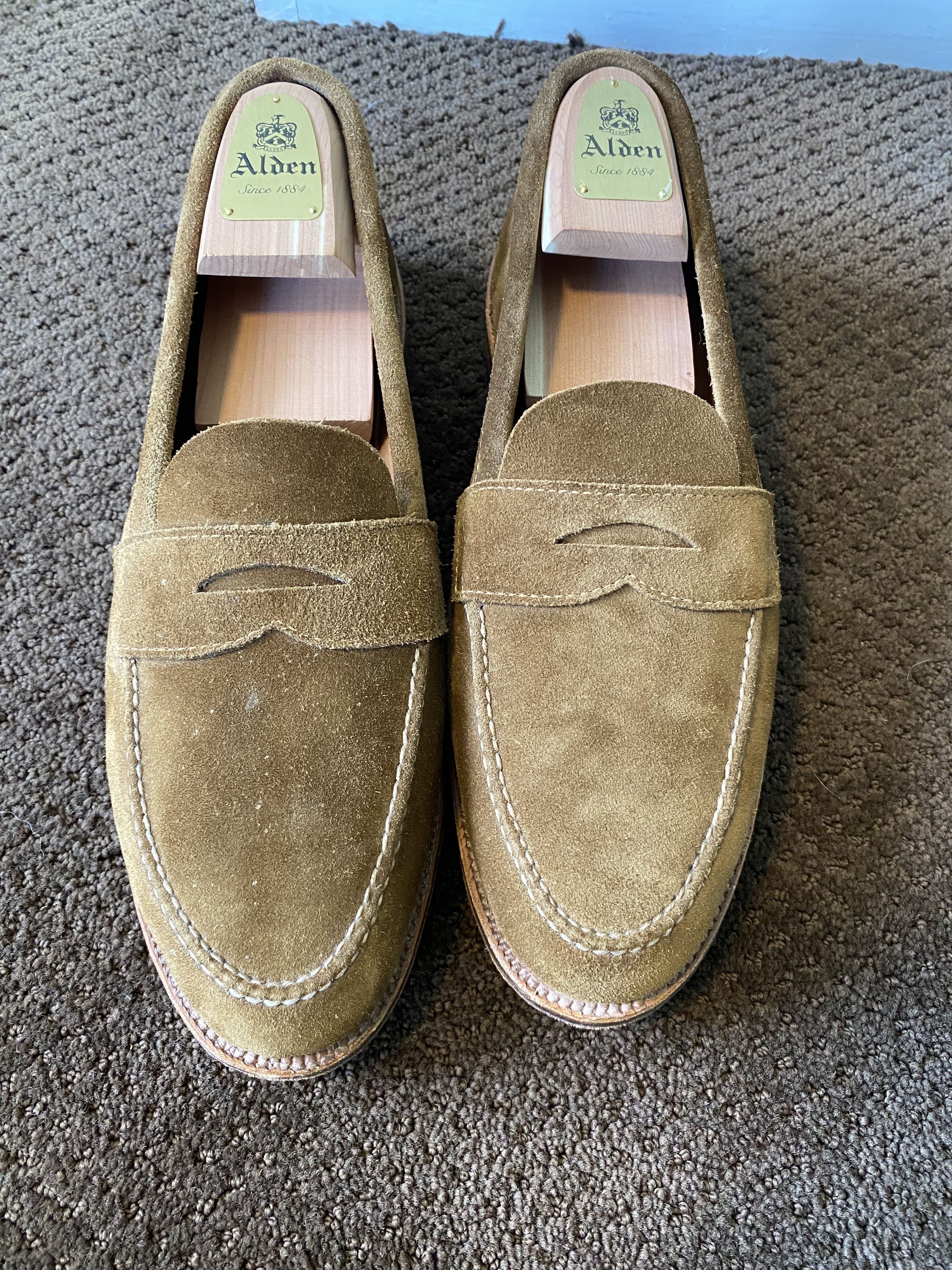 Alden Alden Unlined Leisure Handsewn Penny Loafer Size US 11 / EU 44 - 2 Thumbnail