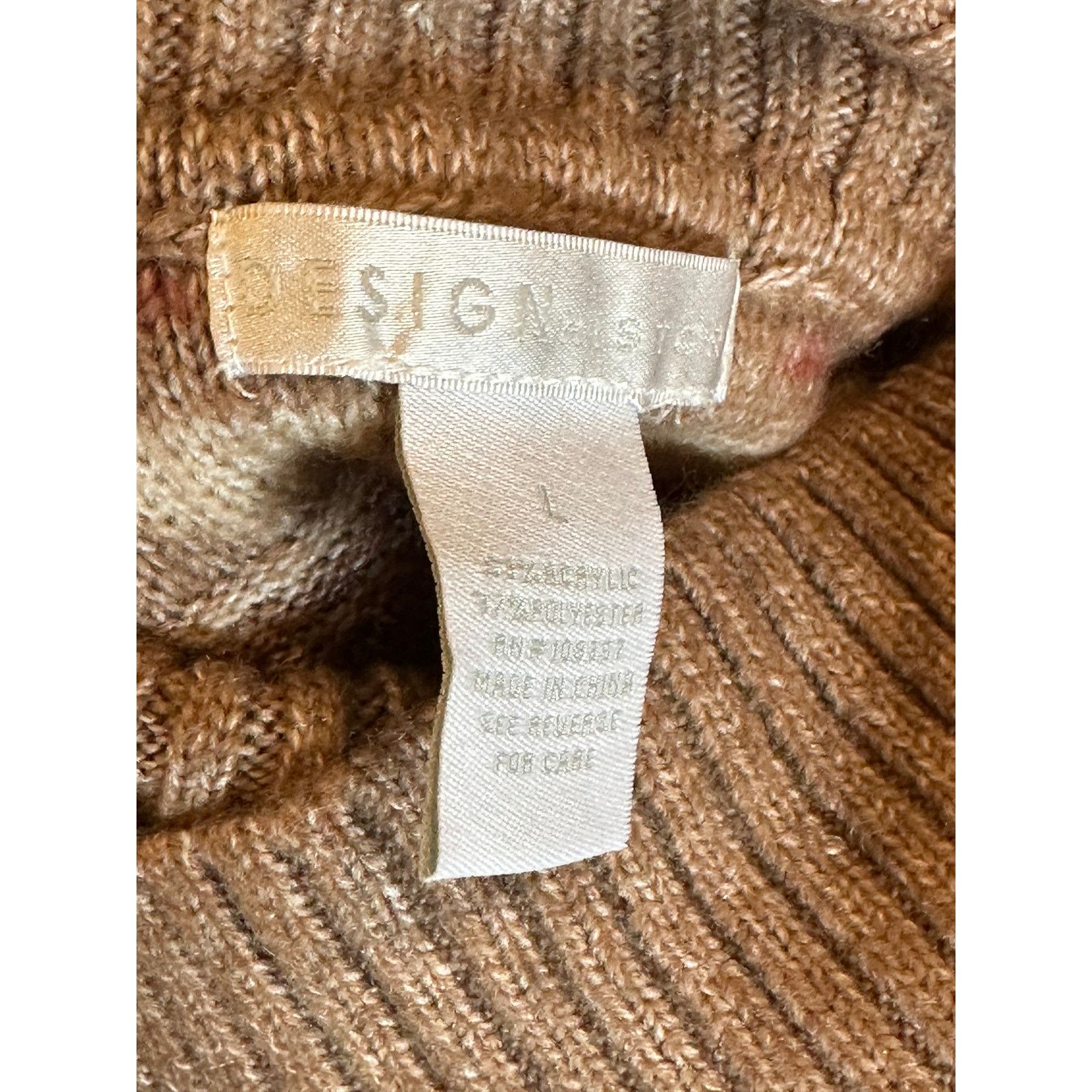 Other Design History Ribbed Cap Sleeved Turtleneck Brown Multi L Size L / US 10 / IT 46 - 10 Thumbnail