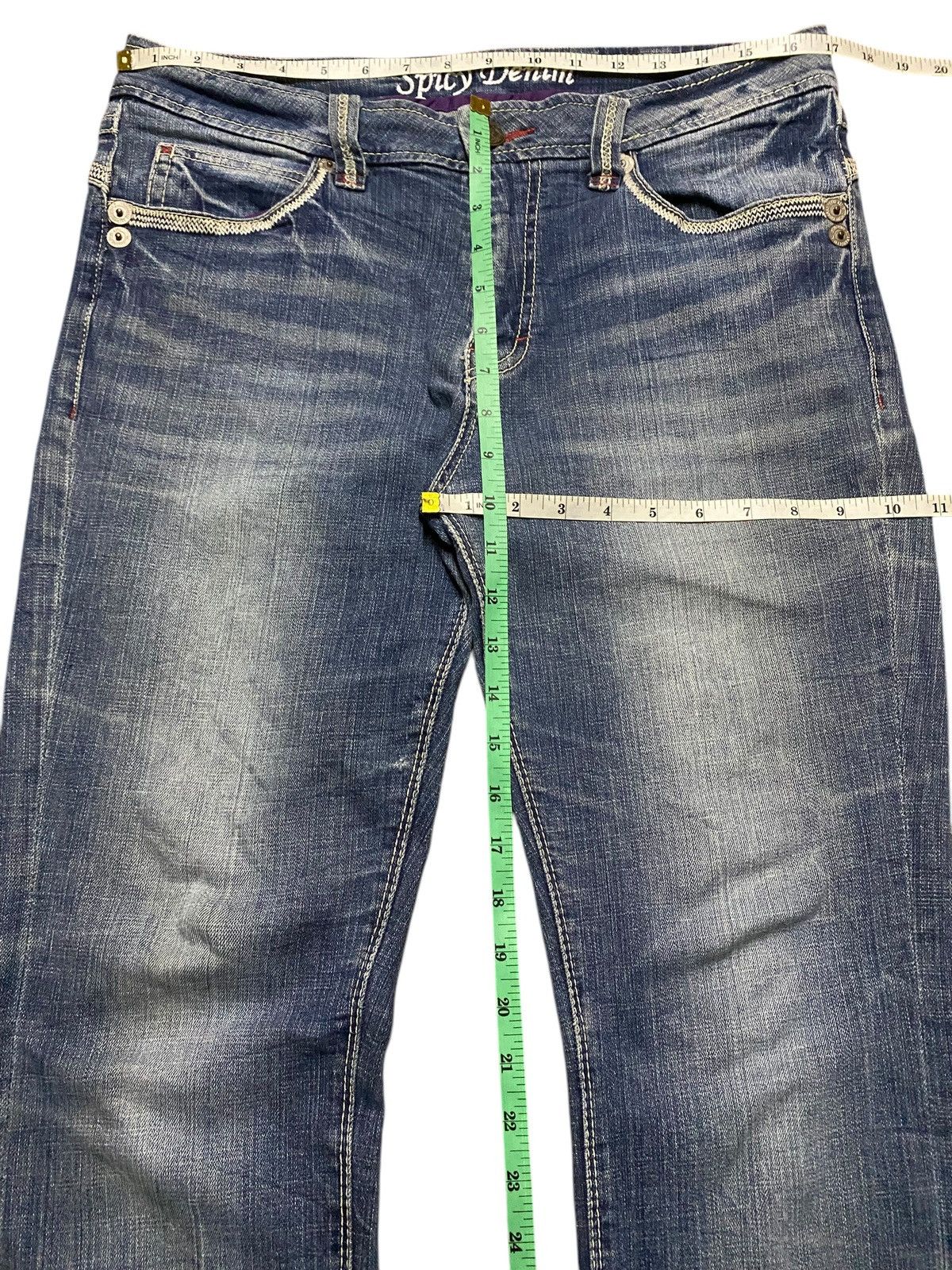 Japanese Brand Vintage Japanese Brand Spicy Denim Slim Fits Jeans Size US 34 / EU 50 - 7 Thumbnail