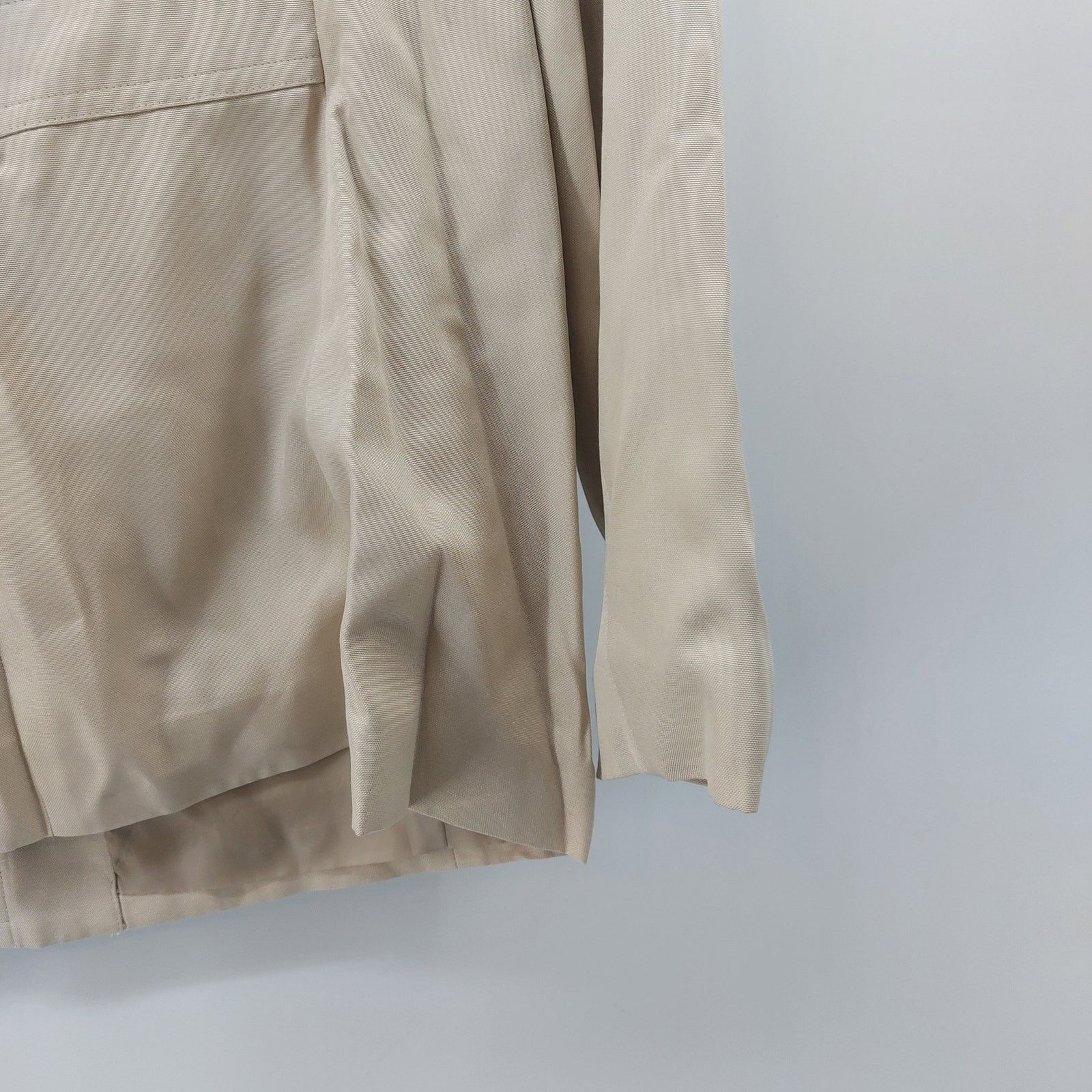 Other Talbots Petites Beige Pure 100% Silk Jacket Career M? Size M / US 6-8 / IT 42-44 - 14 Thumbnail