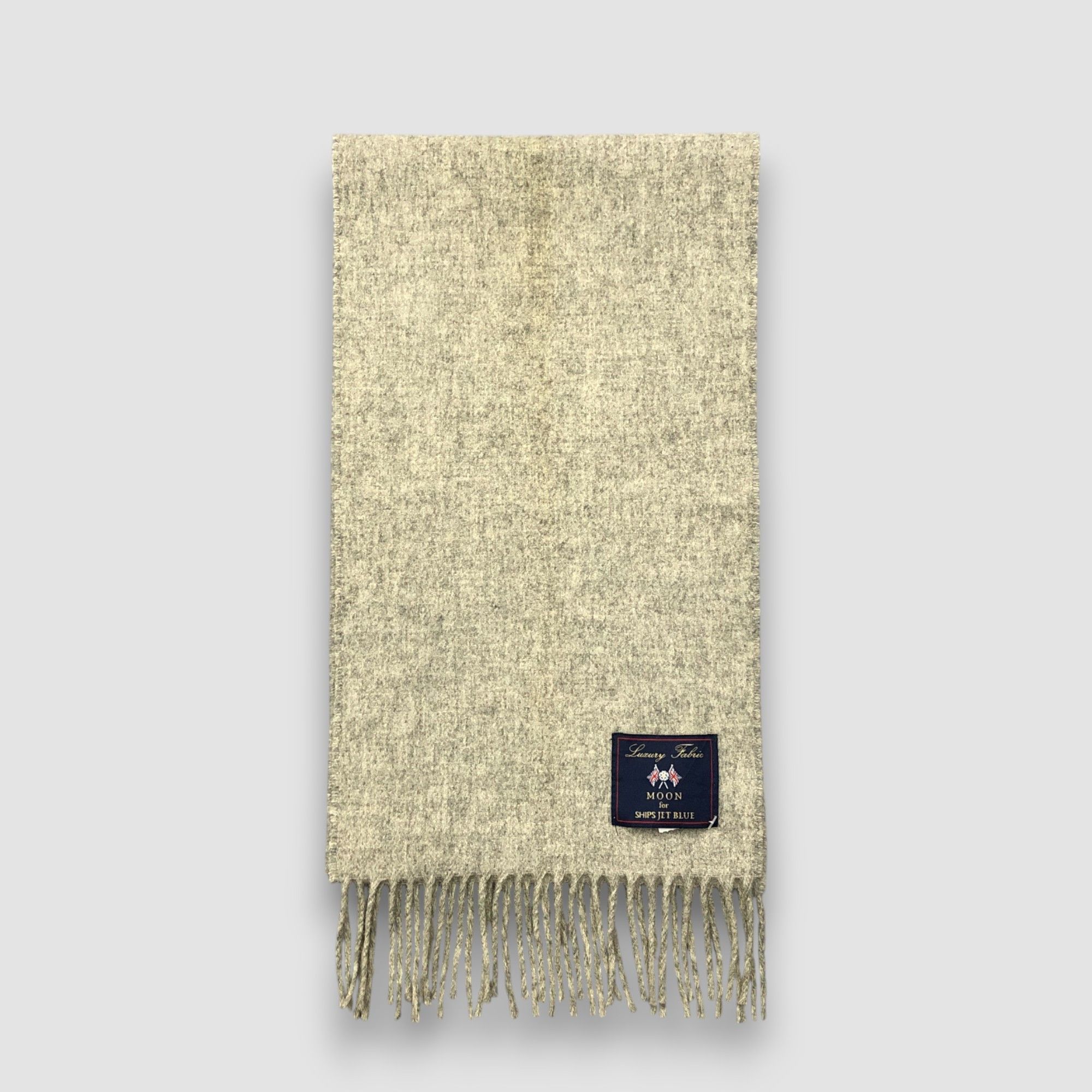 SHIPS Vintage Ships Scarf Muffler Fringe Merino Wool Scarves Size ONE SIZE - 3 Thumbnail