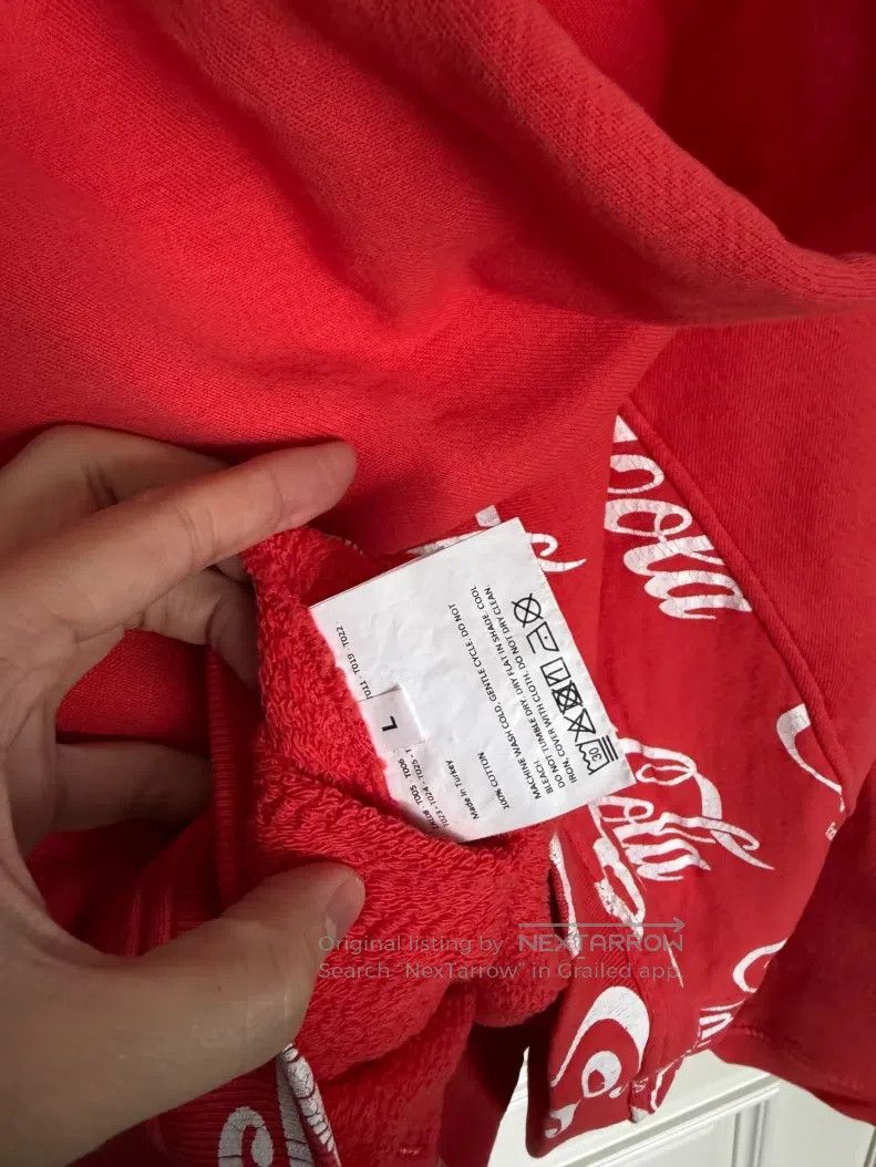 ERL ERL Red Coca-Cola collaboration hooded sweatshirt Size L / US 10 / IT 46 - 5 Thumbnail