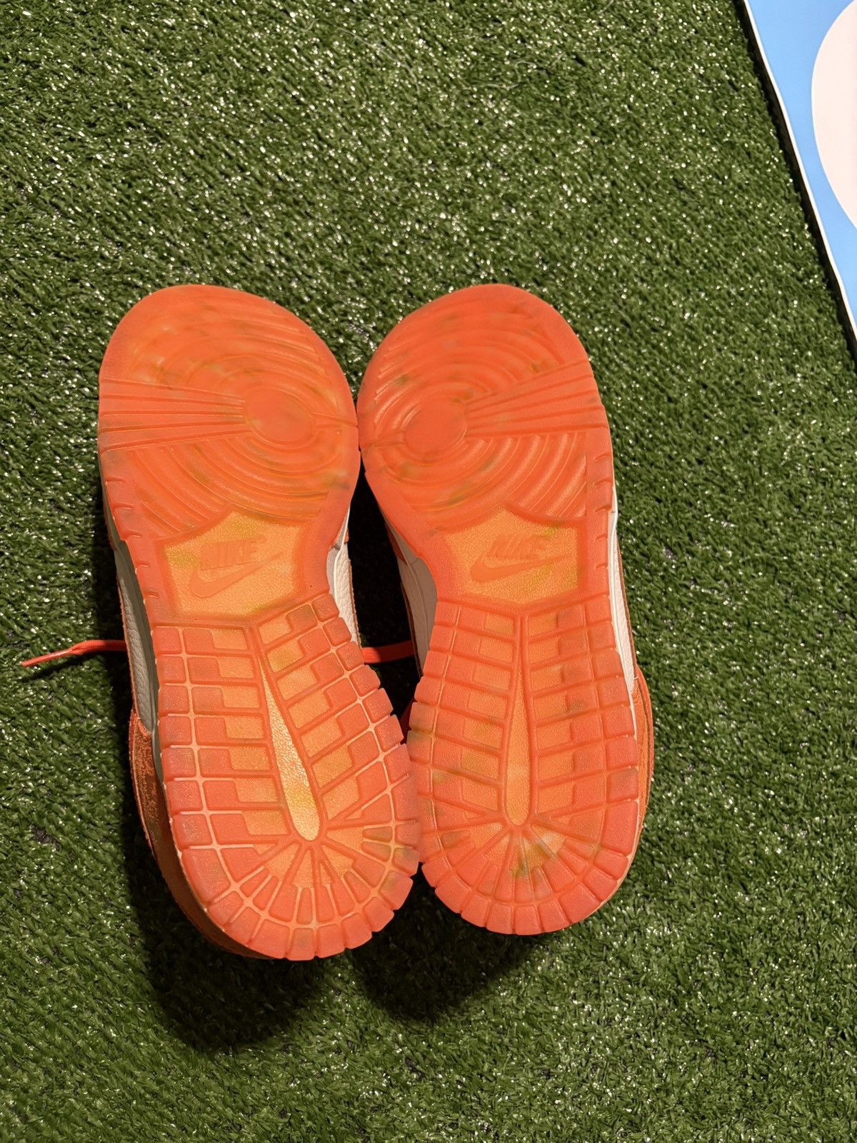Nike WOMENS NIKE DUNK LOW CRACKED ORANGE Size US 10.5 / EU 43-44 - 7 Thumbnail