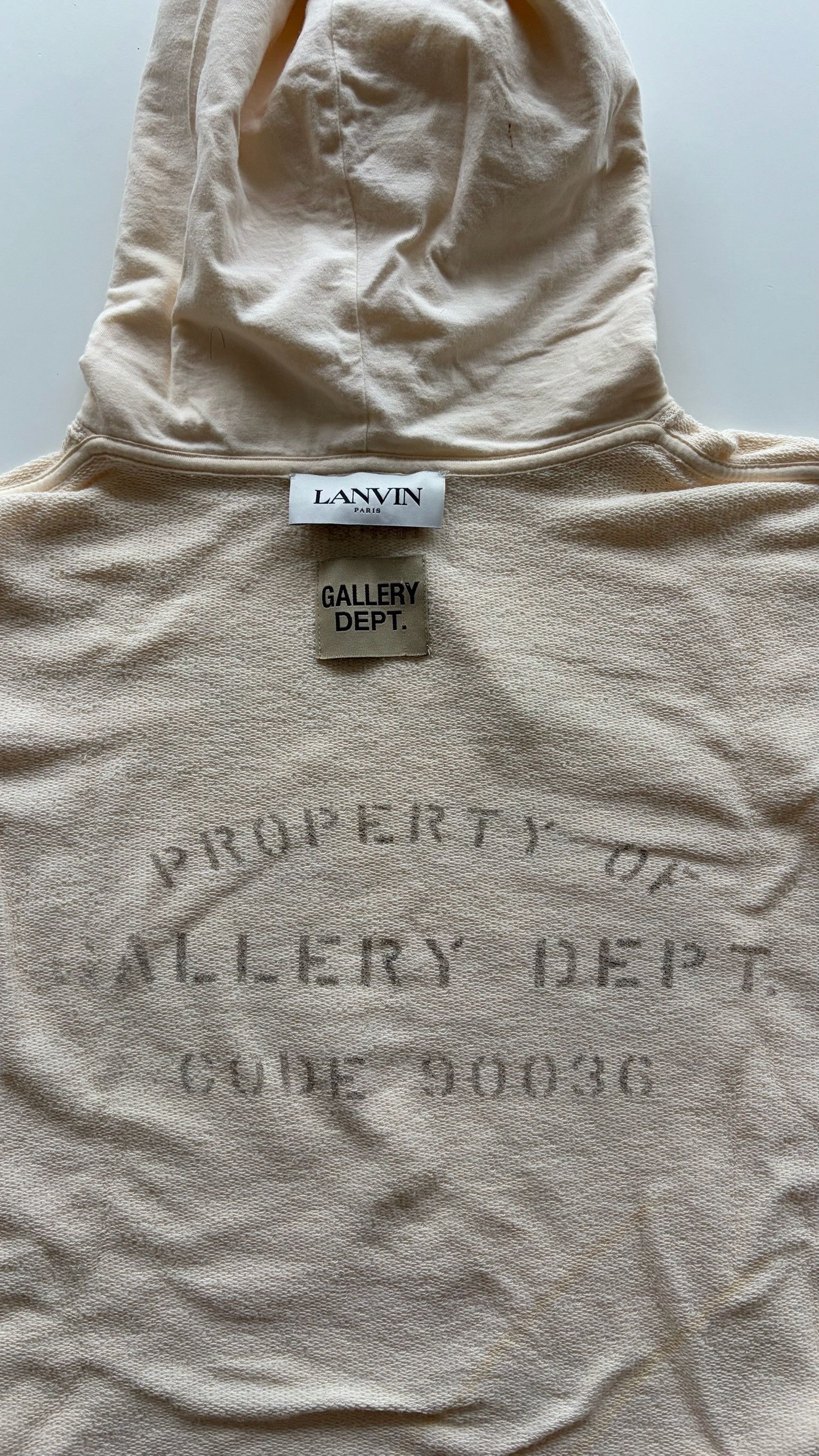 Gallery Dept. Gallery Dept. × Lanvin - Reverse Hoodie Size US M / EU 48-50 / 2 - 5 Thumbnail