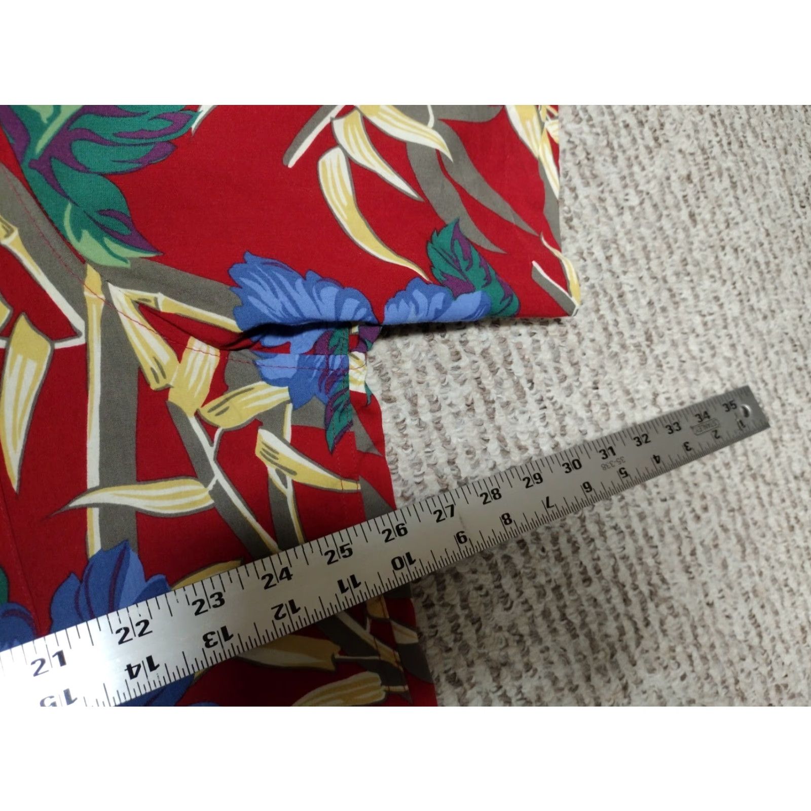 Reyn Spooner VINTAGE Reyn Spooner Shirt Mens L Floral Hawaiian 80s 90s College Florida School Button-Up Short Sleeve Blue Size US L / EU 52-54 / 3 - 3 Thumbnail