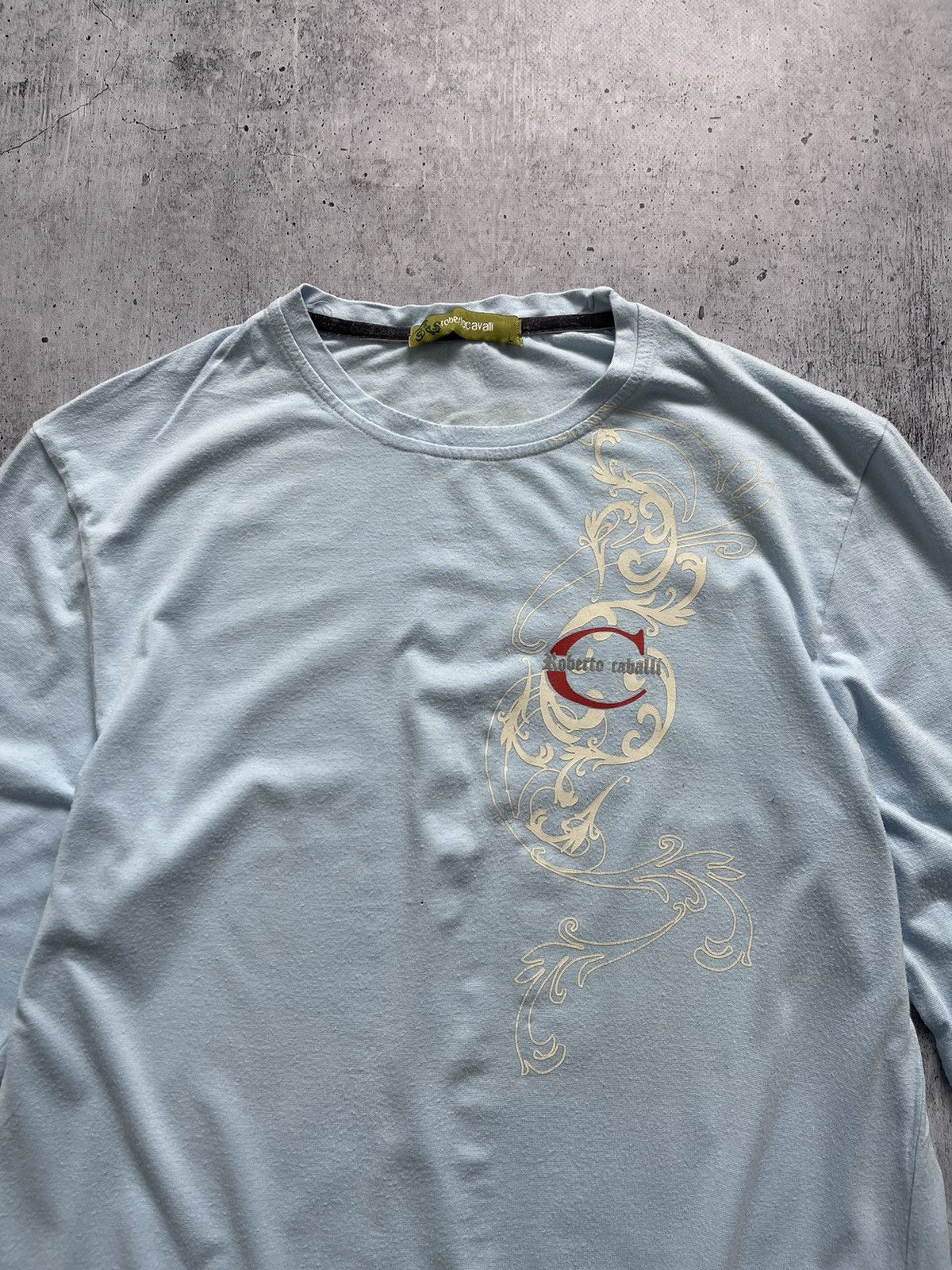Roberto Cavalli Vintage Roberto Cavalli Big Logo Long Sleeve y2k Size US M / EU 48-50 / 2 - 4 Thumbnail