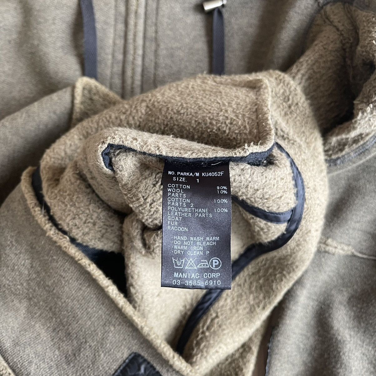 Le Grande Bleu (L.G.B.) Raccoon Fur Parka Hoodie Sweatshirt Size US M / EU 48-50 / 2 - 10 Thumbnail