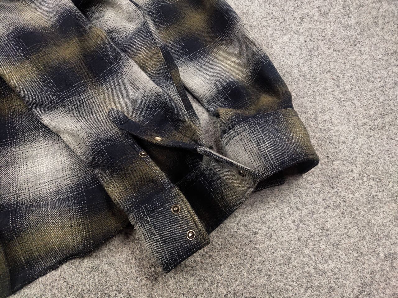 Hugo Boss Boss Orange Overshirt Flannel Checkered Wool Blend Shirt Size US XL / EU 56 / 4 - 13 Thumbnail
