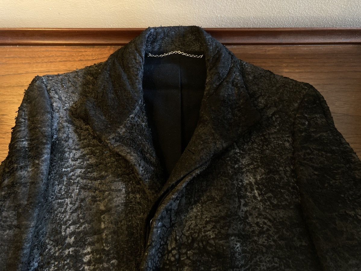 Carol Christian Poell GRAIL LM1550 WILD Cracked Leather Coat Size US L / EU 52-54 / 3 - 2 Thumbnail
