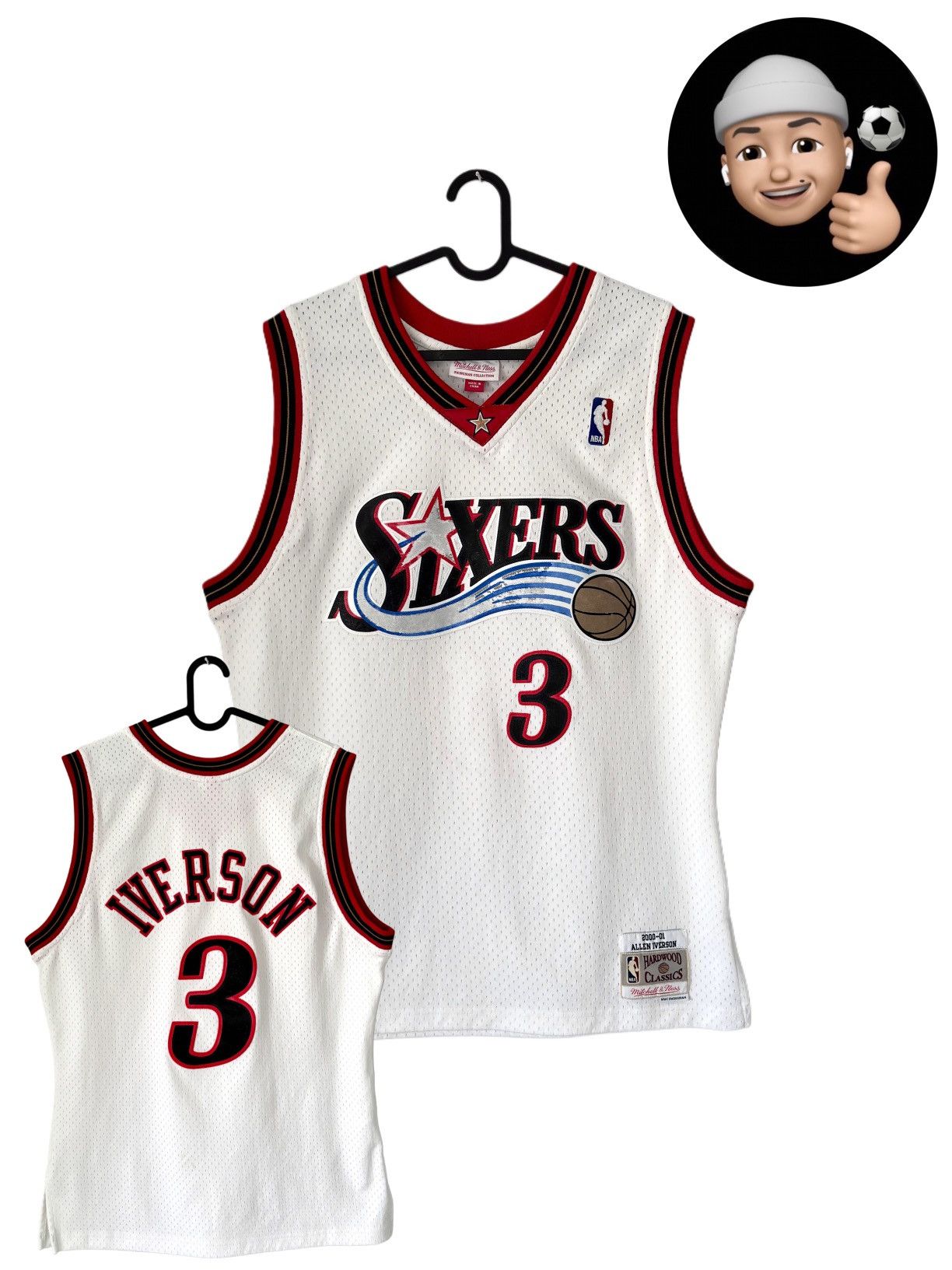 Mitchell & Ness 2000 Philadelphia Sixers Iverson Nike NBA Vintage Jersey Top Size US M / EU 48-50 / 2 - 1 Thumbnail