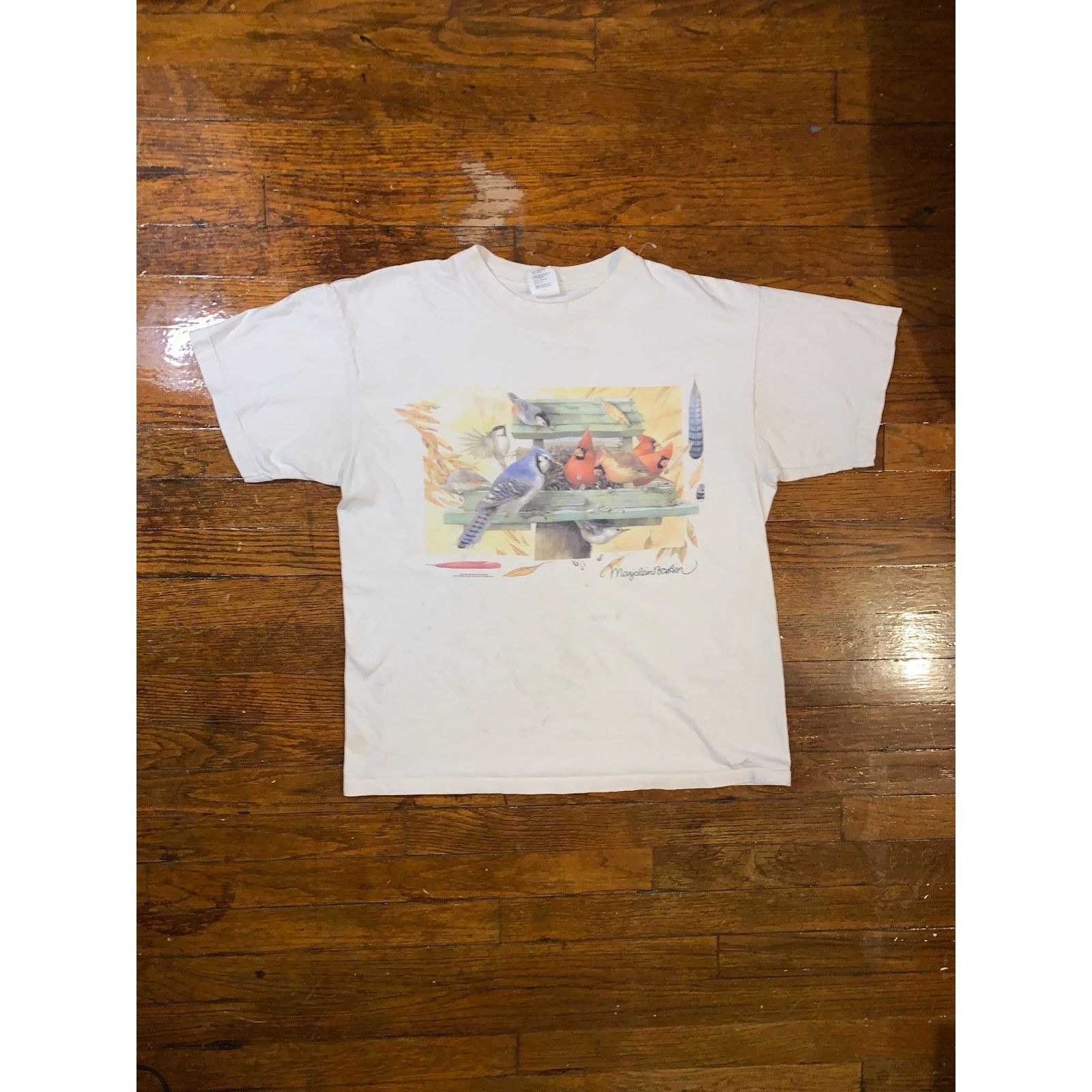 Other × Vintage Vtg Hallmark Birds T Shirt Marjolein Bastin USA Nature Tee L Size US M / EU 48-50 / 2 - 2 Thumbnail