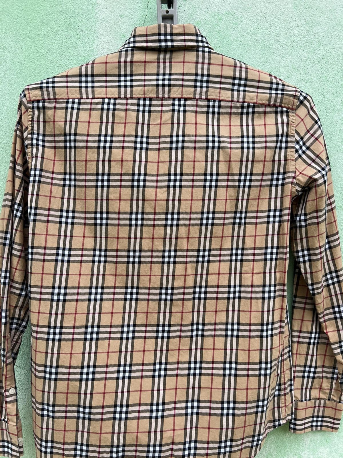 Burberry Burberry Somerton Nova Check Long Sleeve Shirt Men's Small Size US M / EU 48-50 / 2 - 20 Thumbnail