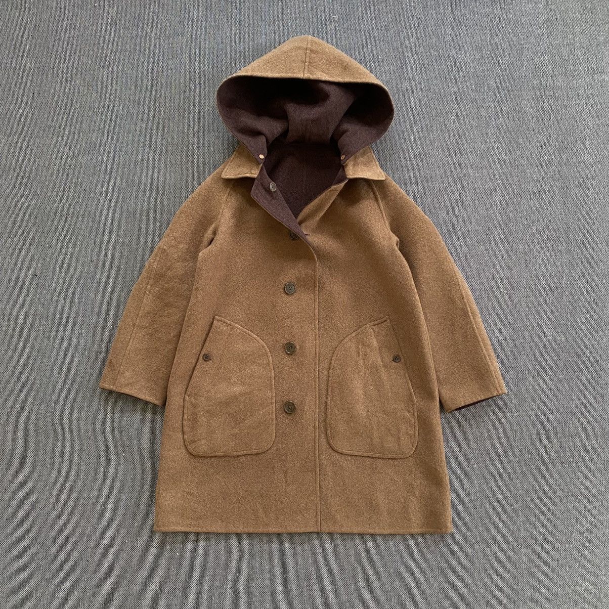 Burberry Prorsum BURBERRYS Reversible Hooded Wool Duffle Coat Size S / US 4 / IT 40 - 1 Thumbnail