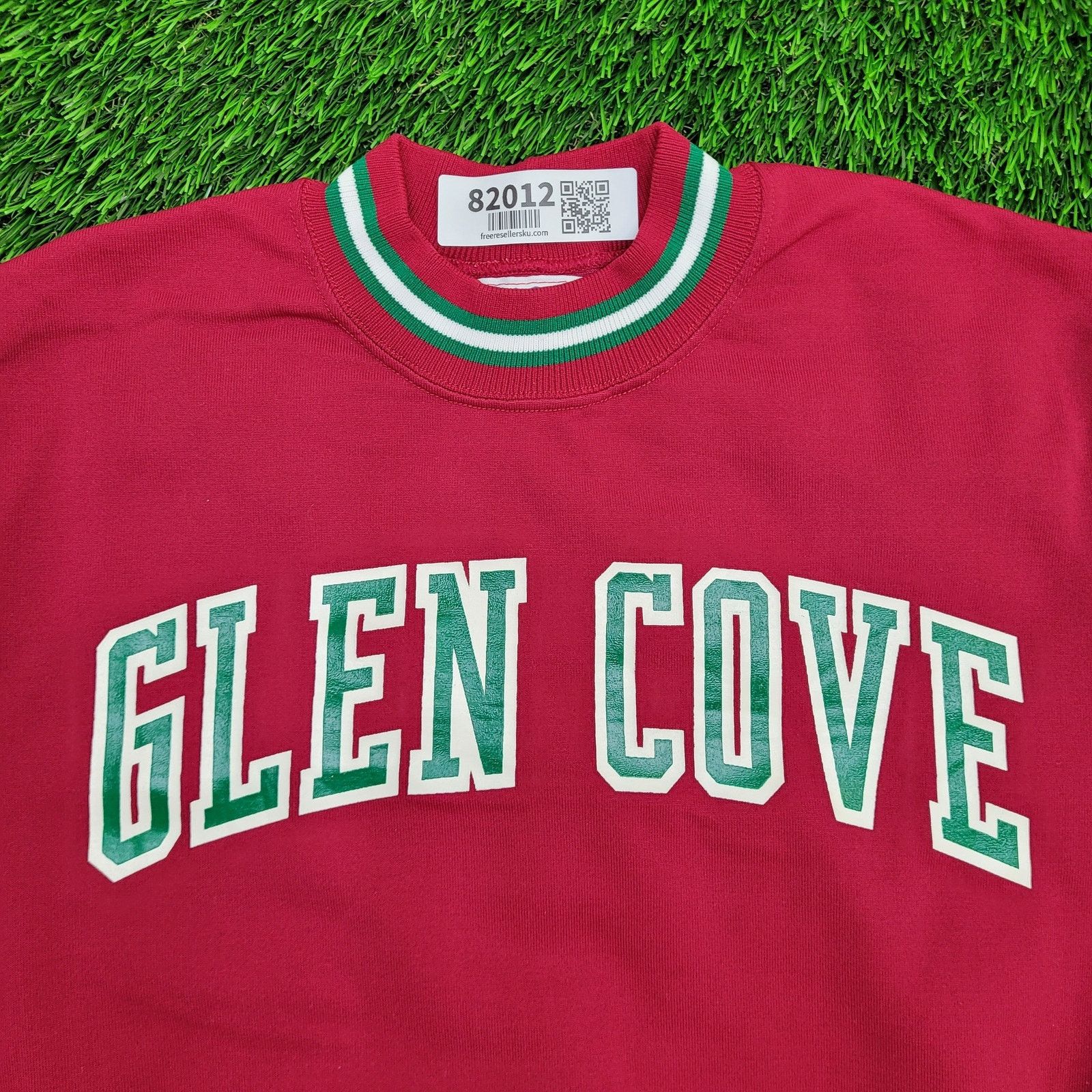 Vintage VTG 70s Glen-Cove Ringer Sweatshirt Small USA Powers Mfg Co Size US S / EU 44-46 / 1 - 3 Thumbnail