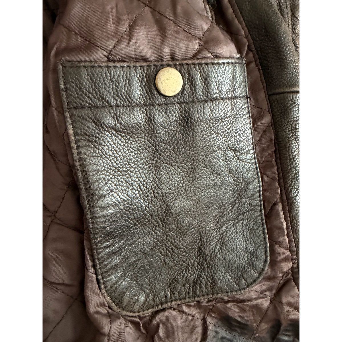 Cherokee VINTAGE CHEROKEE BROWN LEATHER BOMBER JACKET Size US XXL / EU 58 / 5 - 21 Thumbnail