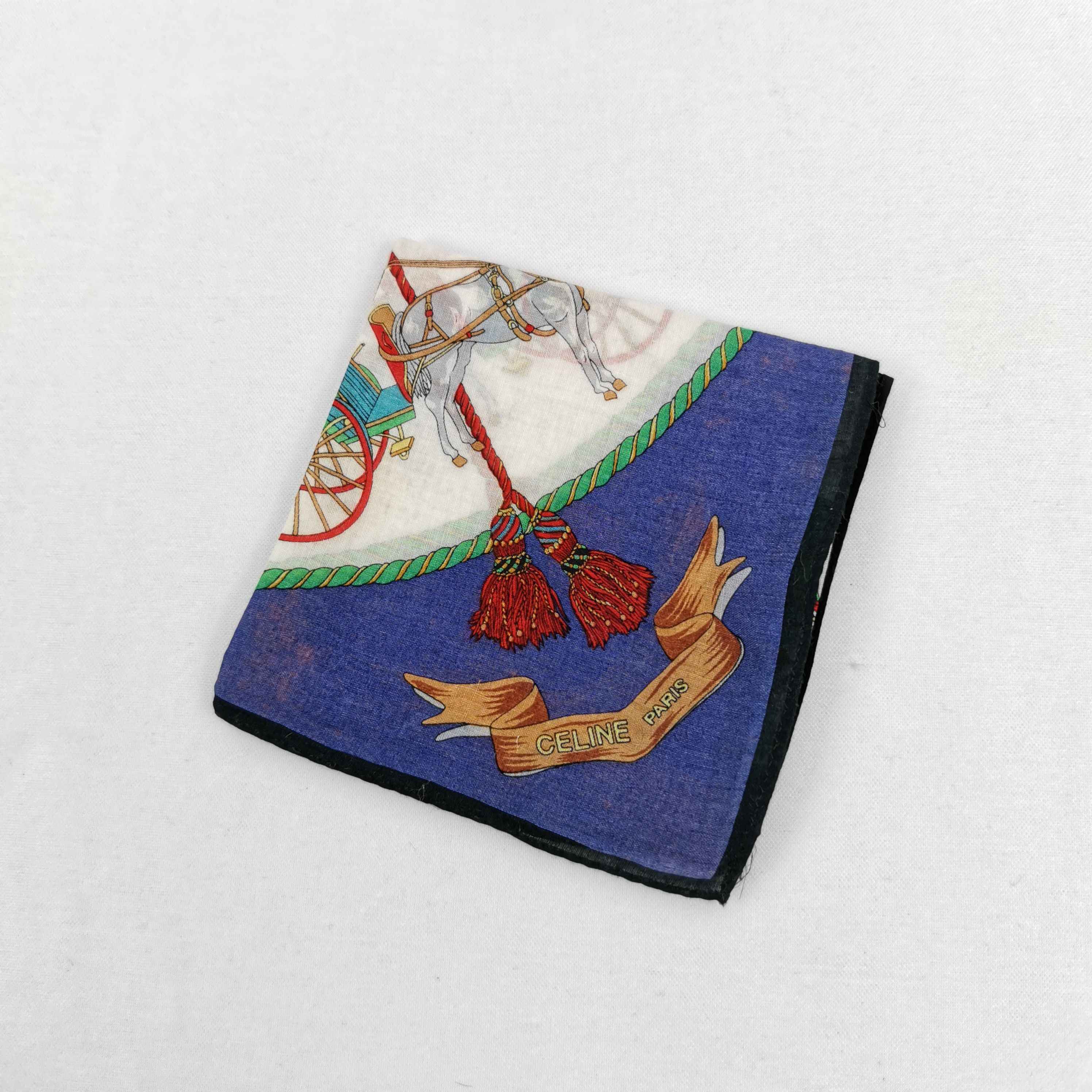 Celine Vintage CELINE Paris Handkerchief Neckerchief Bandana Size ONE SIZE - 4 Thumbnail