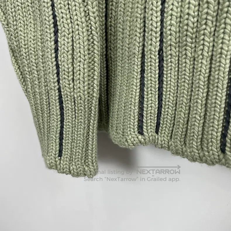 Hermes Hermes Loose Knit Long Sleeve Sweater - Green Size M / US 6-8 / IT 42-44 - 4 Thumbnail