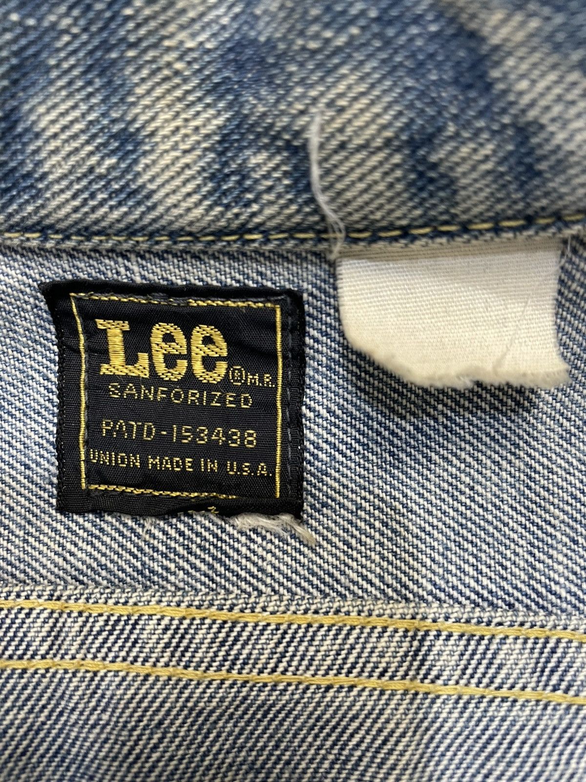 Lee Vintage 90s Lee Denim Jacket Custom Peace Maker Made In USA Size US S / EU 44-46 / 1 - 11 Thumbnail