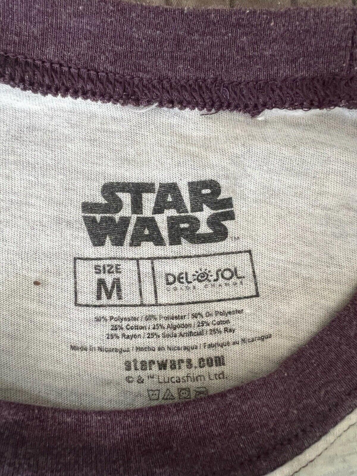 Designer Star Wars Del Sol Women’s Medium 3/4 Purple Sleeve Size M / US 6-8 / IT 42-44 - 2 Thumbnail