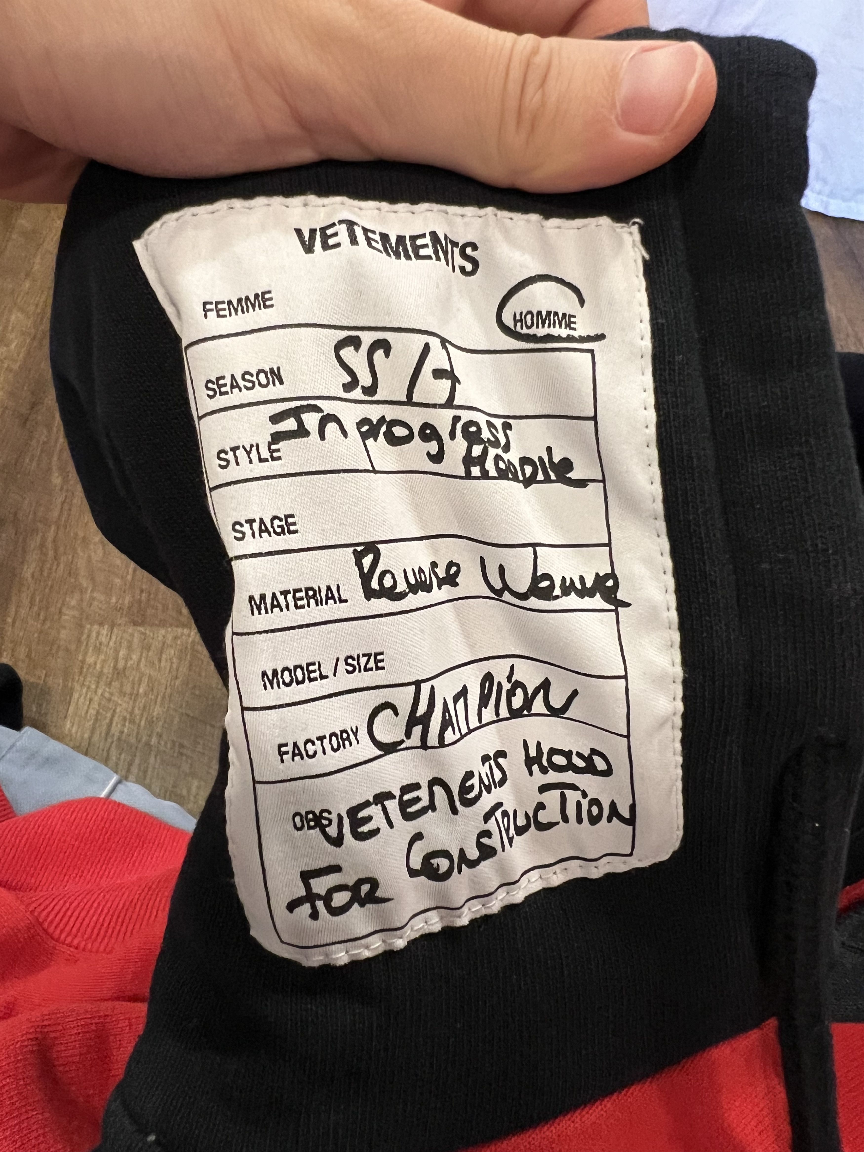 Champion × Vetements Champion Edition Antwerpen Hoodie | Grailed