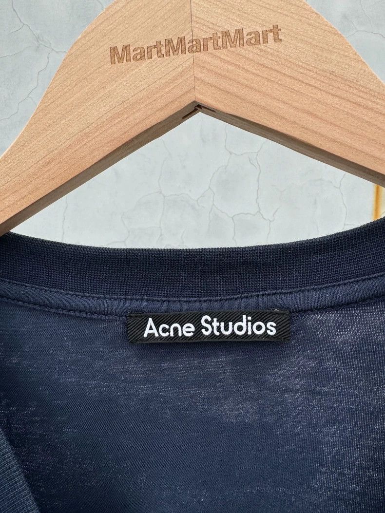 Acne Studios Acne Studios Rhinestone Smiling Face Short Sleeves 2501-Ne Size US S / EU 44-46 / 1 - 5 Thumbnail
