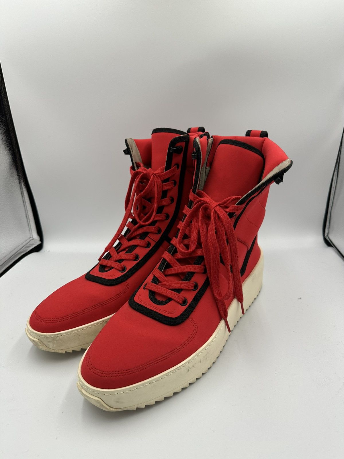 Fear of God FEAR OF GOD HIGH TOPS SNEAKERS BOOTS Size US 13 / EU 46 - 1 Thumbnail