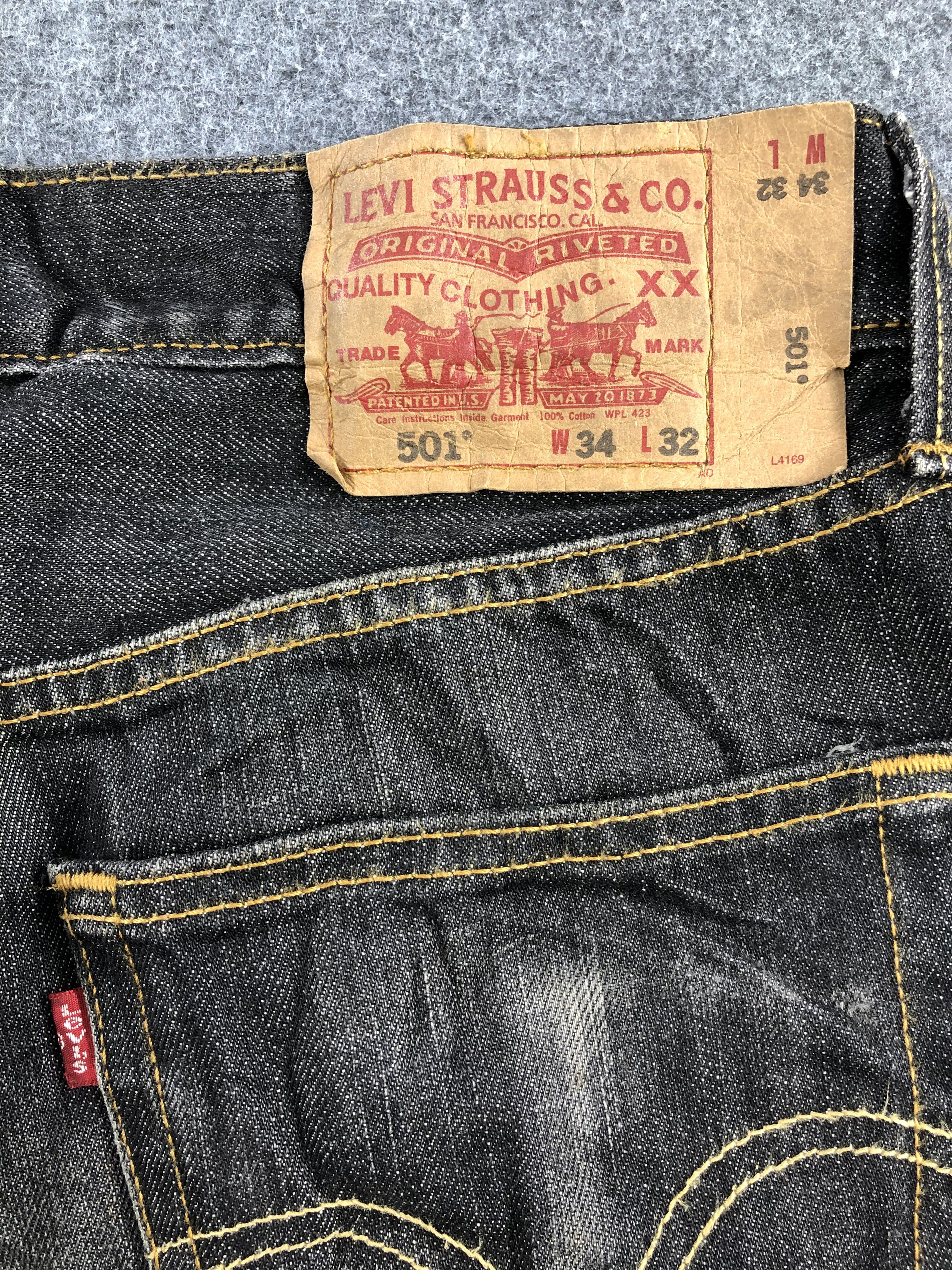 Levi's Vintage Levis 501 Jeans-JM671 Size US 33 - 6 Thumbnail