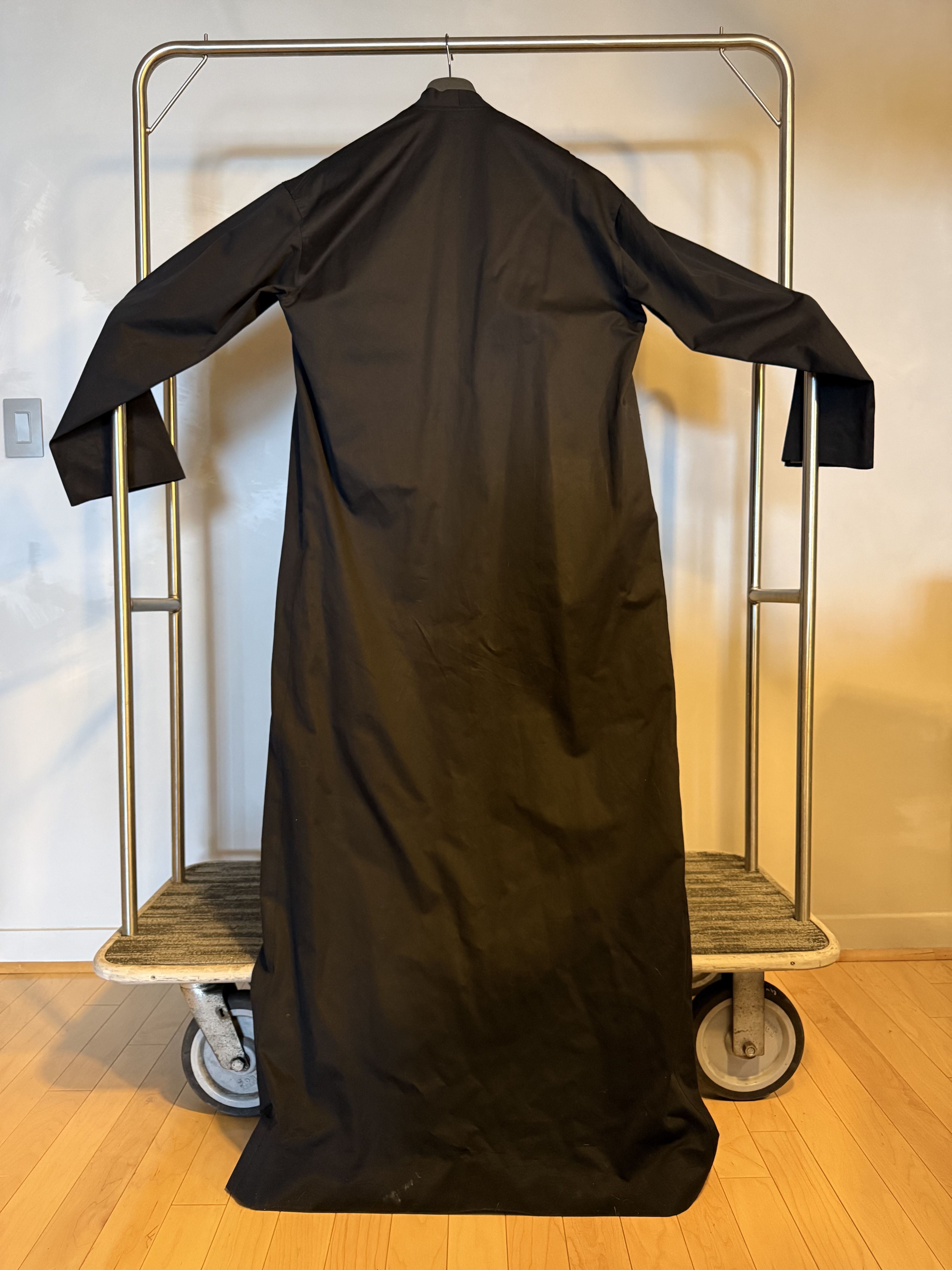 Rick Owens Rare Rick Owens Walrus Beach Coat Black Size US S / EU 44-46 / 1 - 3 Thumbnail